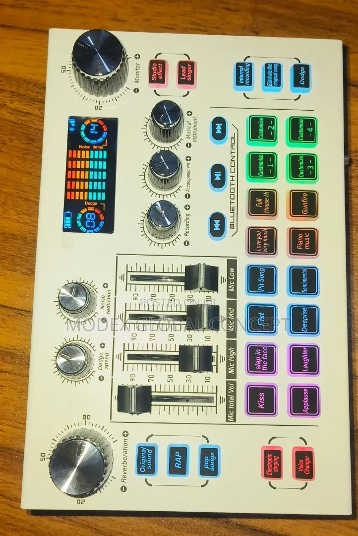 X7 Digital Live Sound Card and Audio Mixer Console.