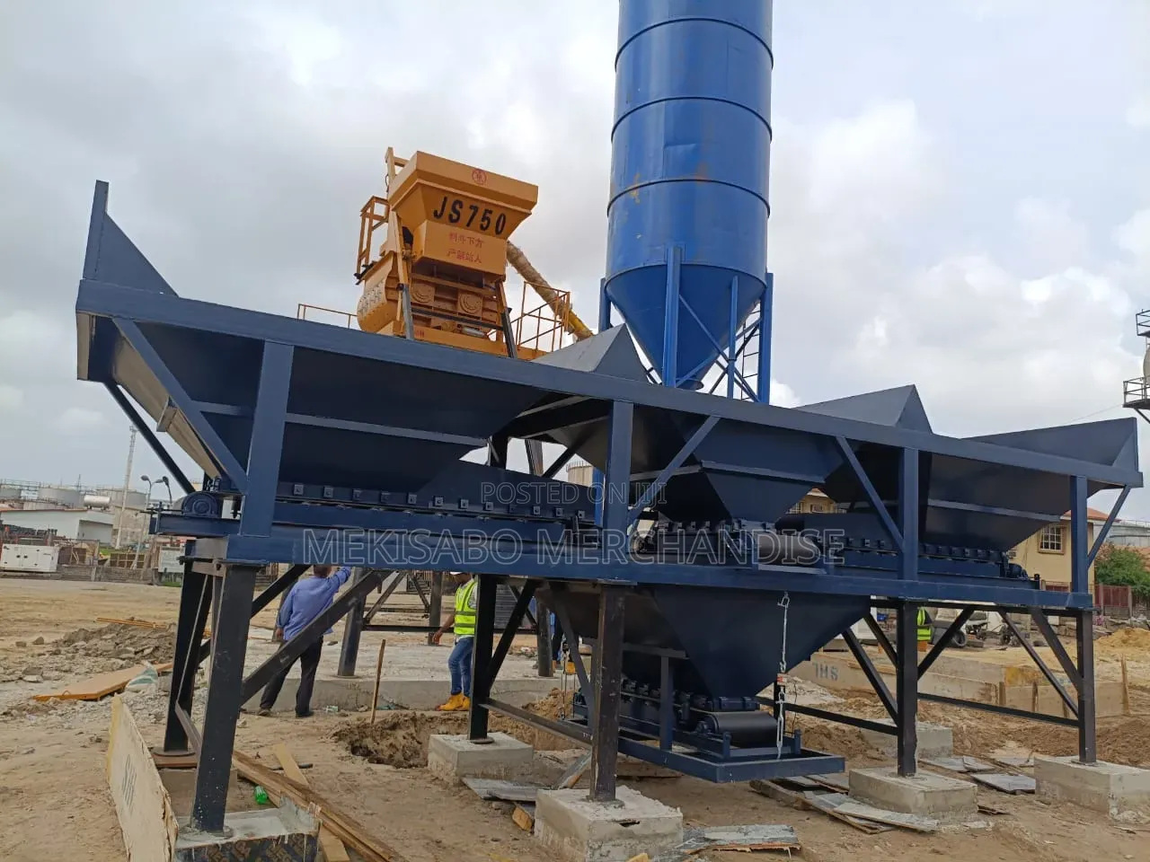 Batching Machine  Plants With 100 Ton Silo