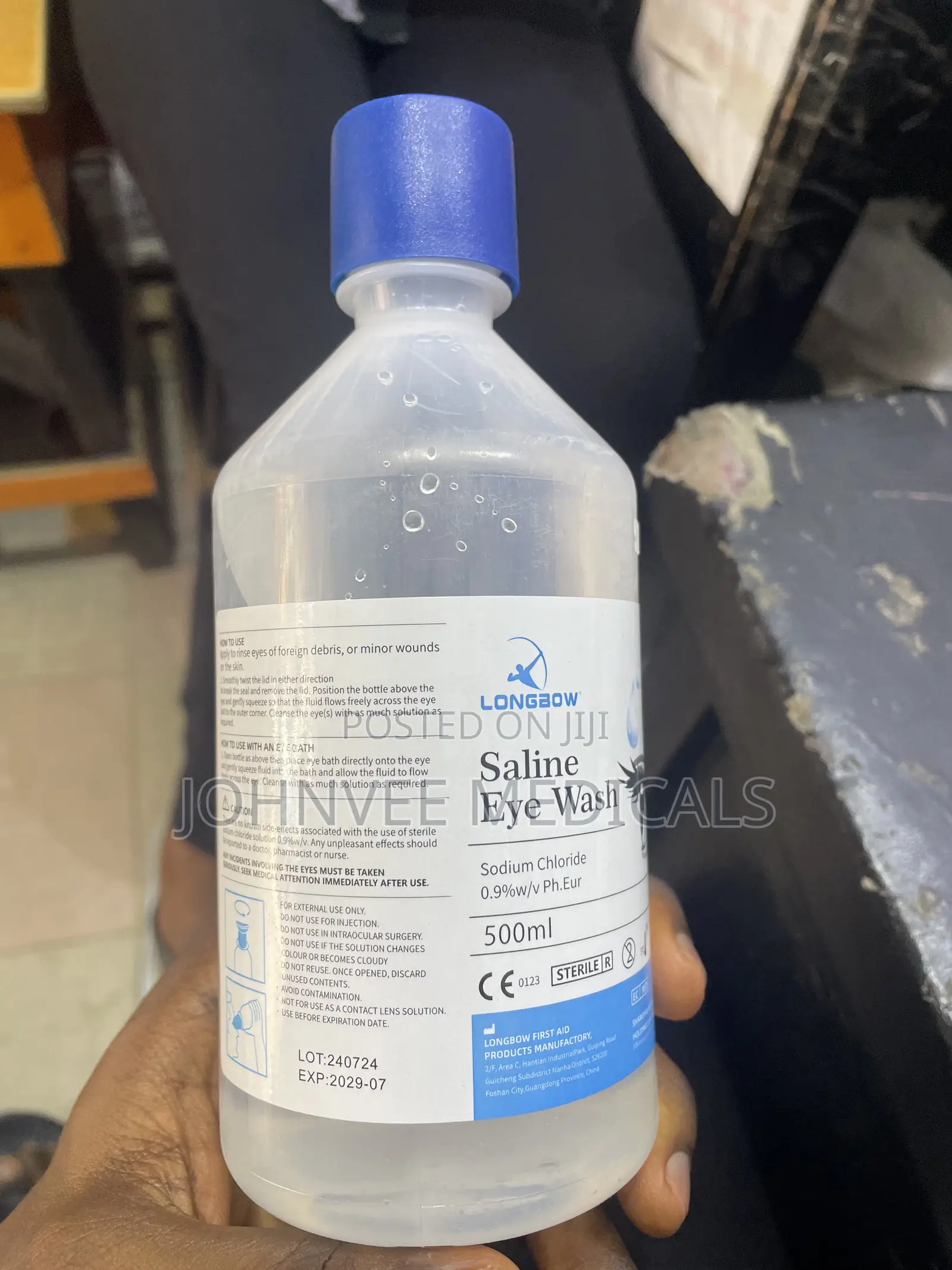 Saline Eye Wash 500ml