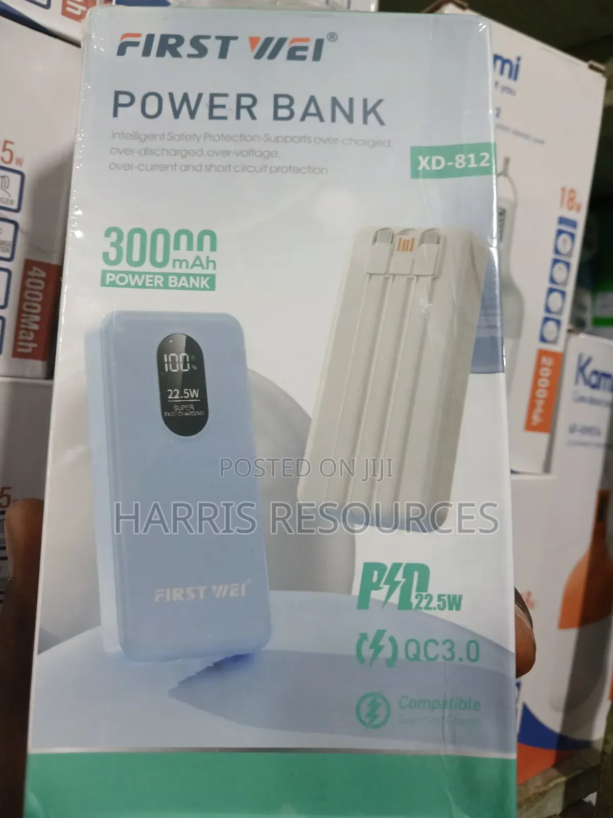 First Wei 30,000 mAh Power Bank (Model: XD-812)