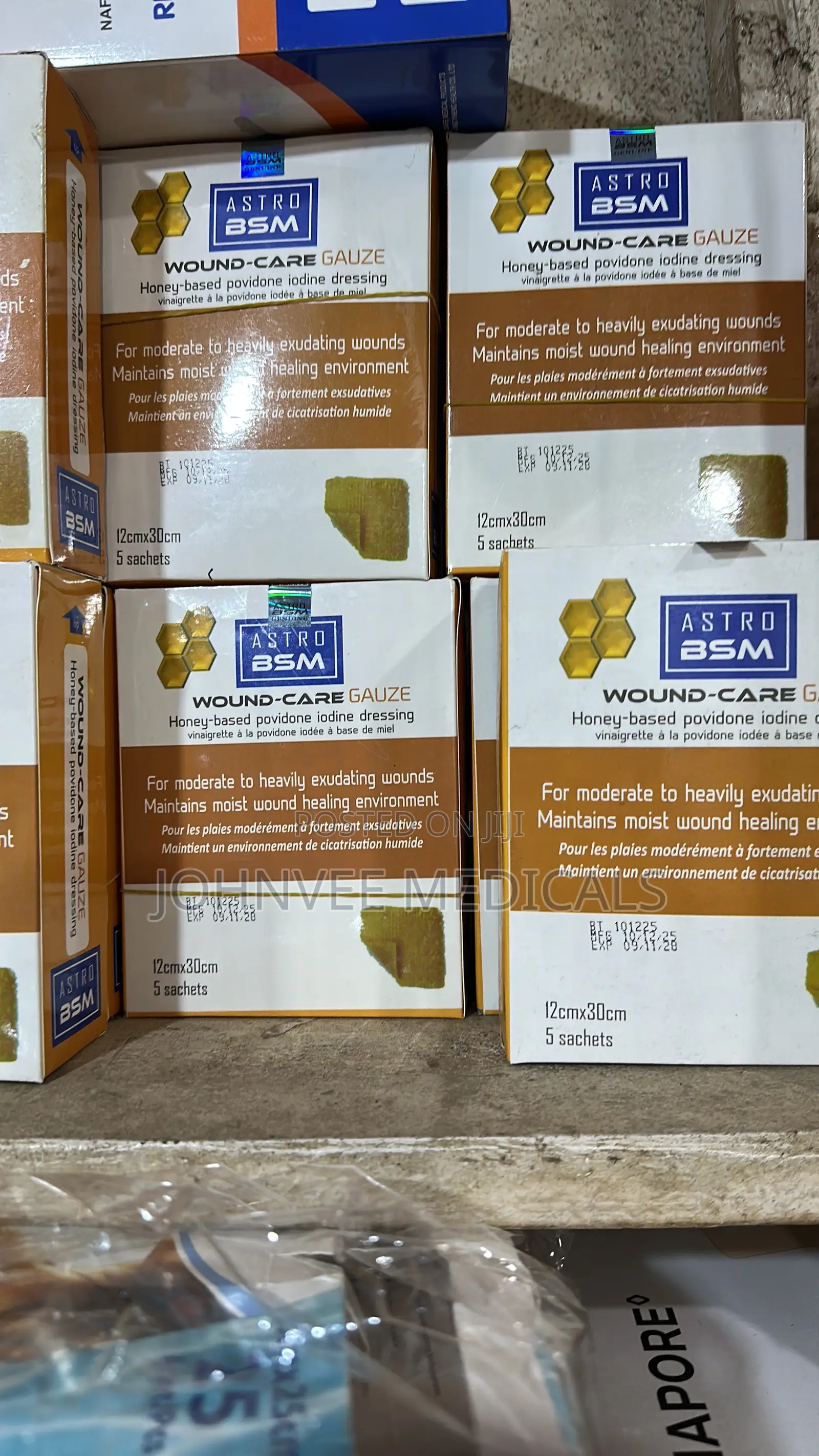 Honey Based Providone Iodine Gauze
