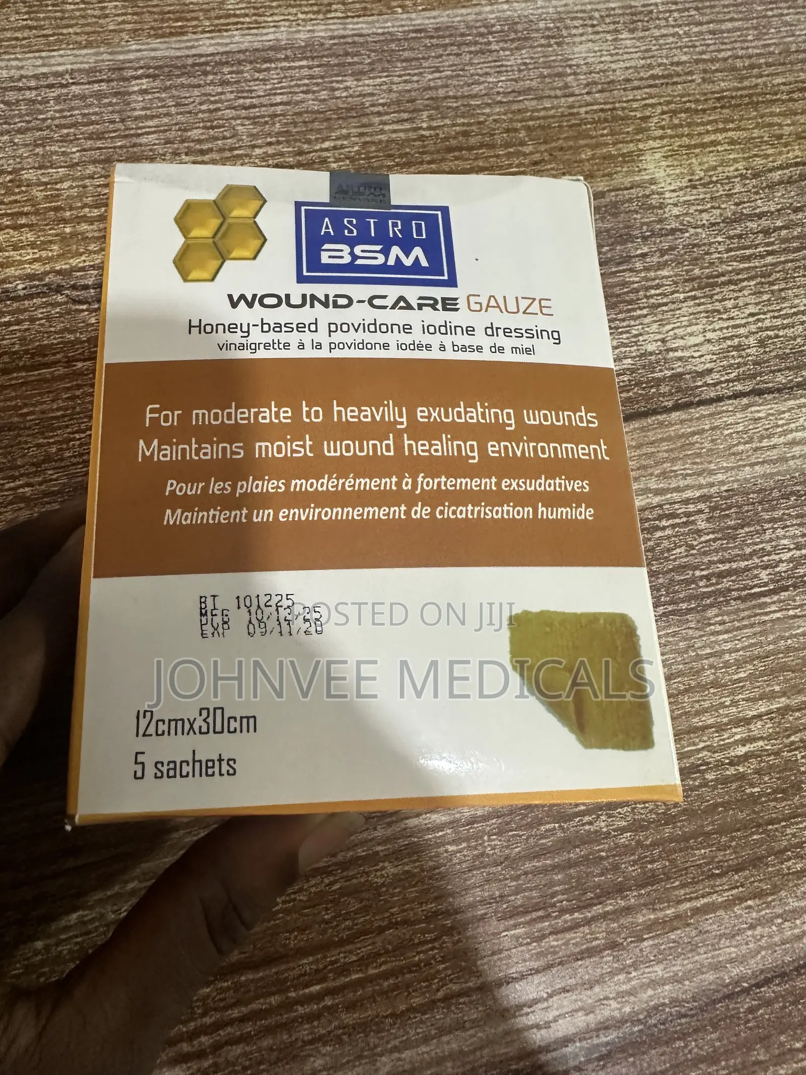 Honey Based Providone Iodine Gauze