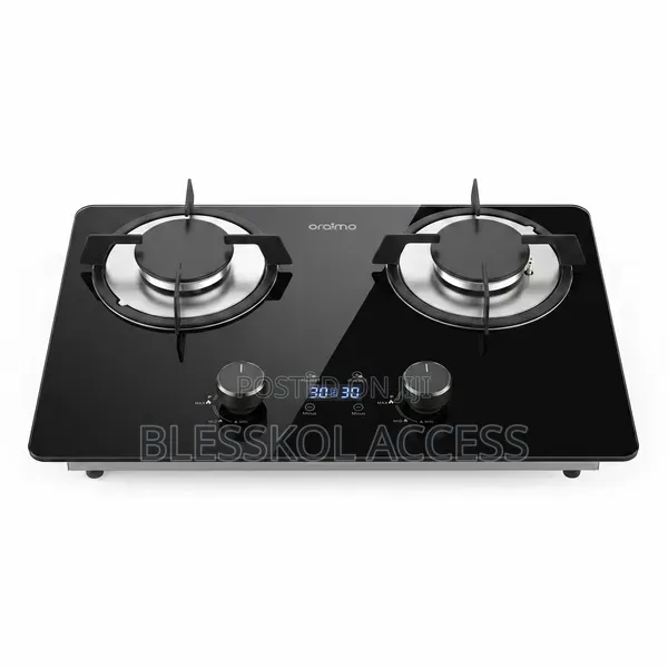 Oraimo FlameSaver D1 2-Burner Gas Stove With Timer