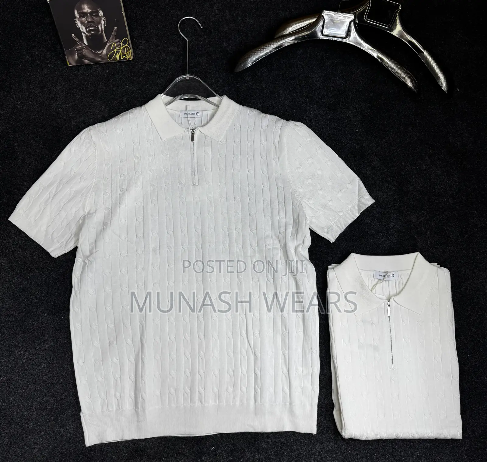 Knitted Polo for Men M-4xl Available