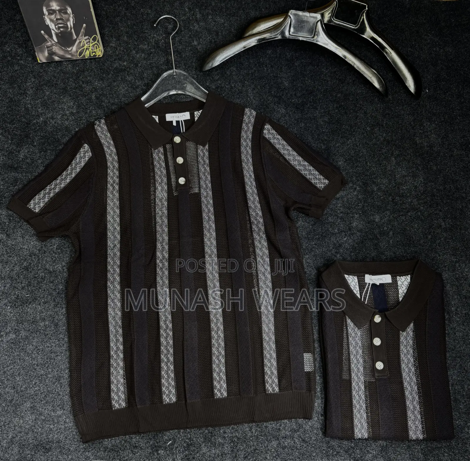 Knitted Polo for Men M-4xl Available