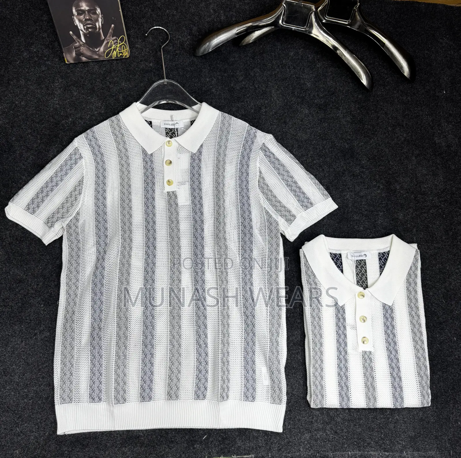 Knitted Polo for Men M-4xl Available