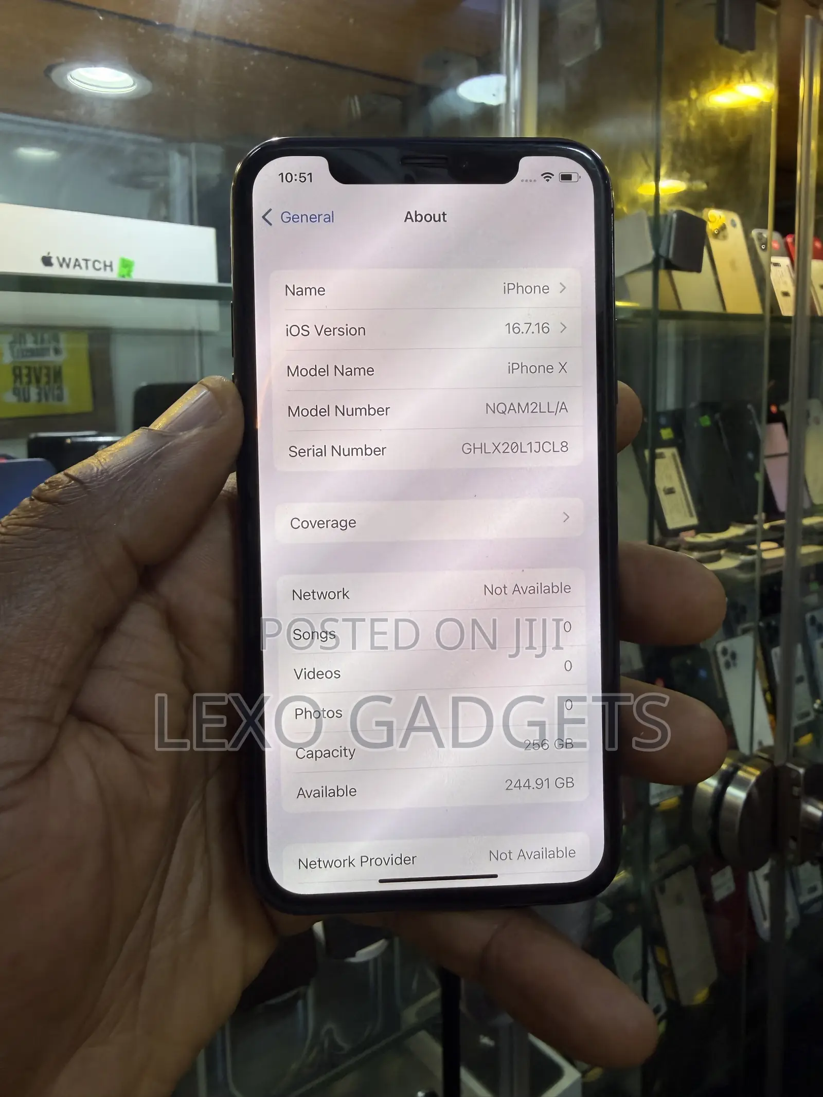 Apple iPhone X 256 GB Black