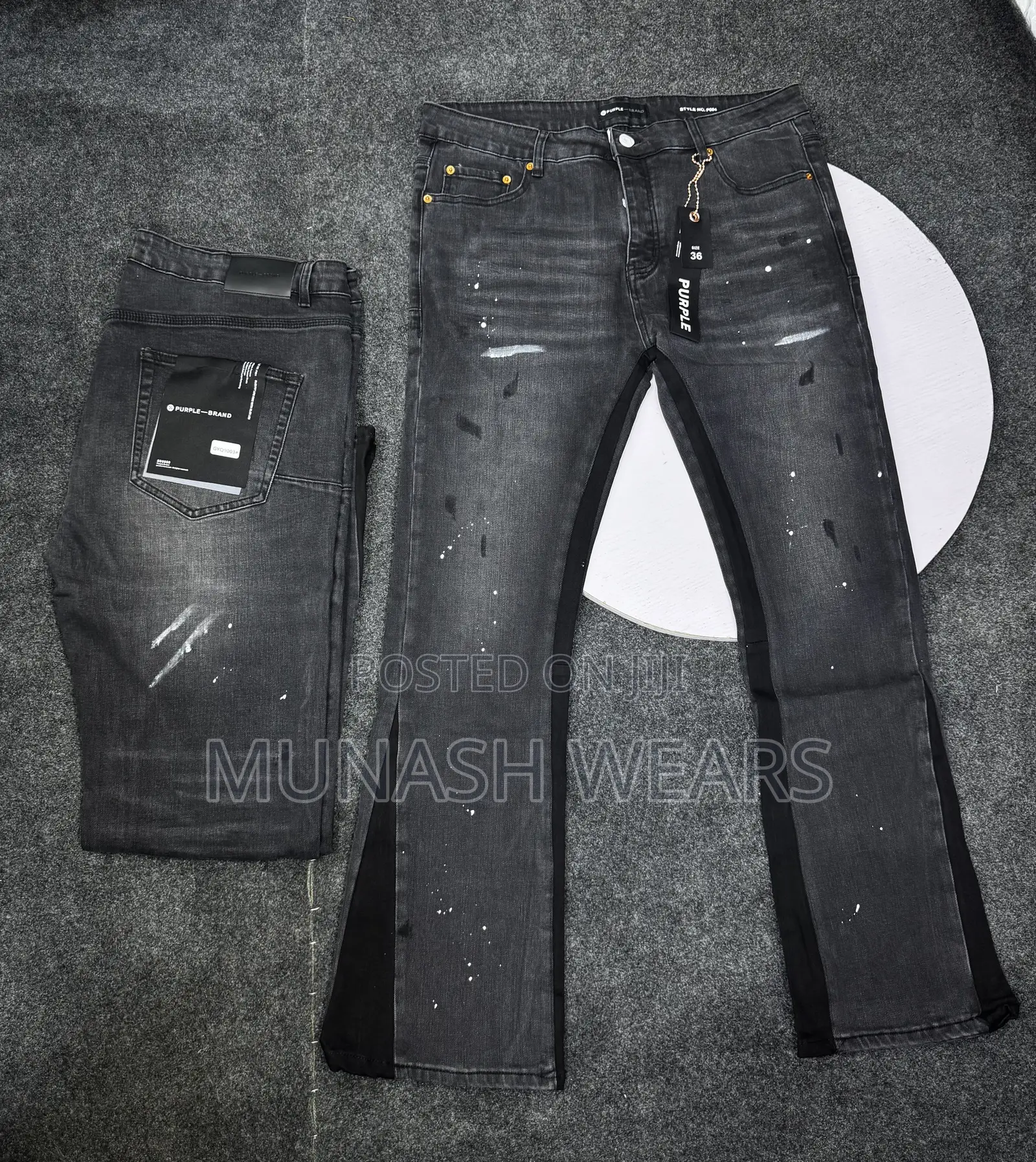 Purple Brand Stone Wash Color Jean 33-40 Waist