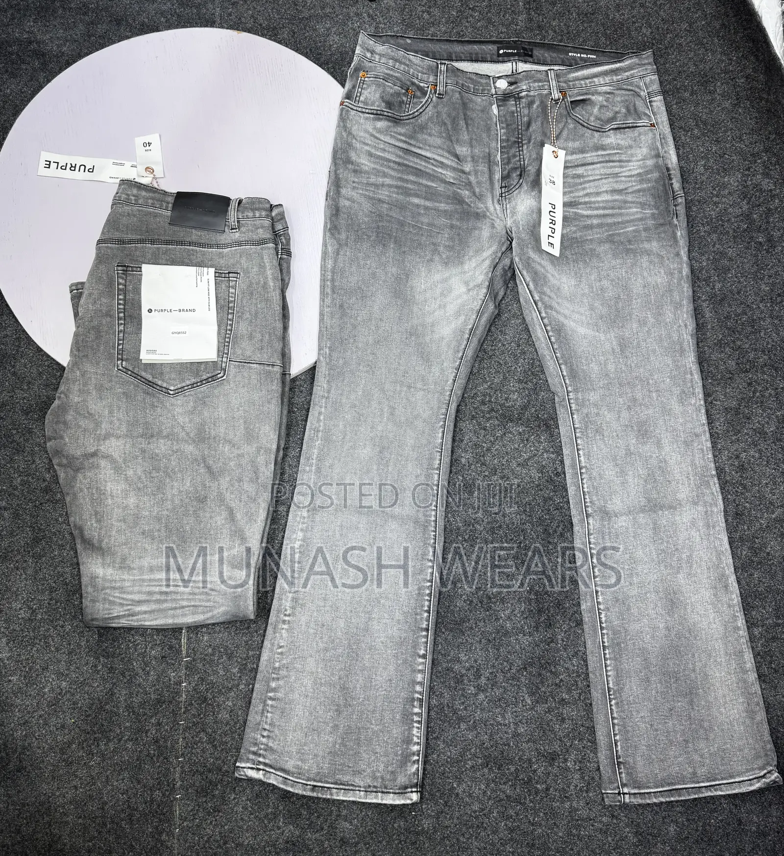 Purple Brand Stone Wash Color Jean 33-40 Waist