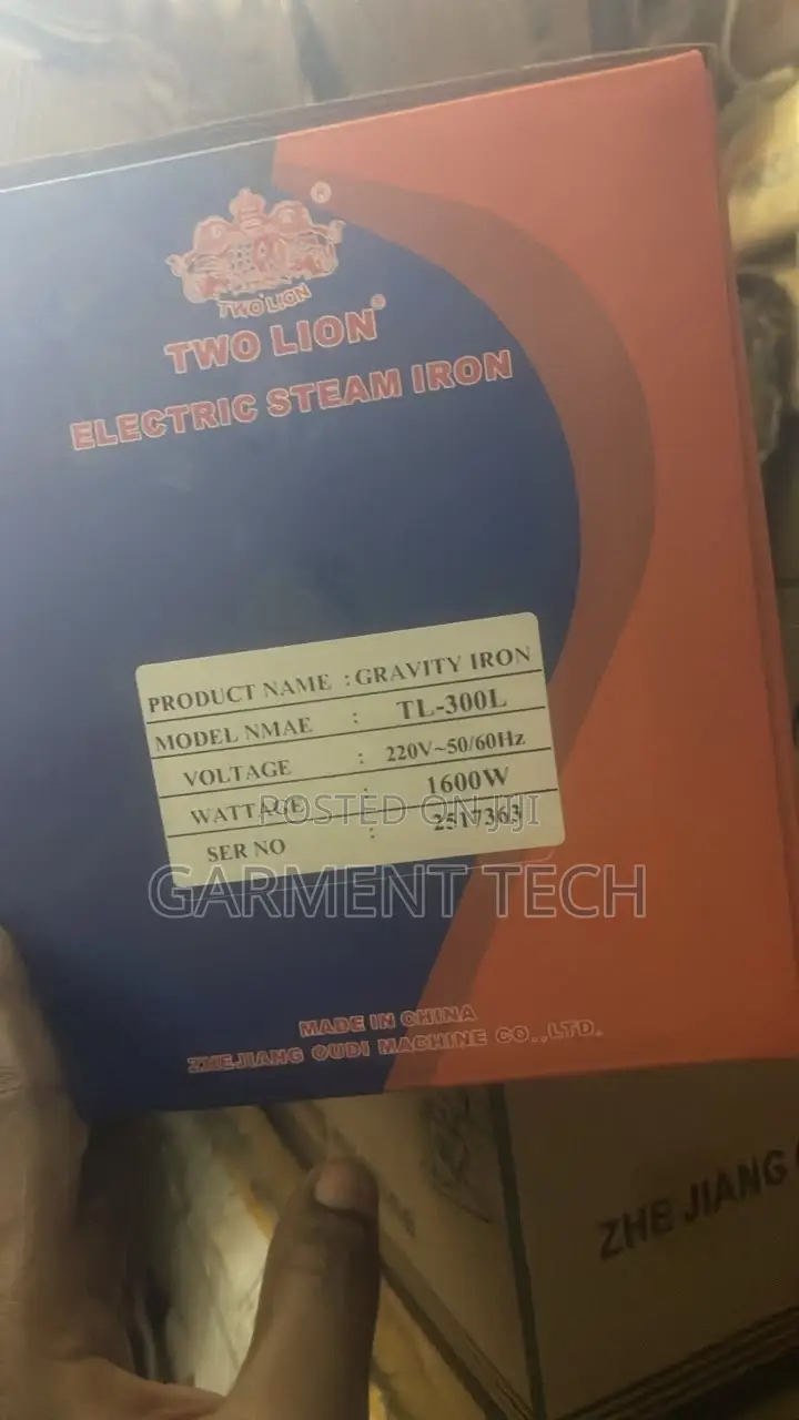TWO LION  Industrial Steam IRON  With Boilers-Heavy Duty