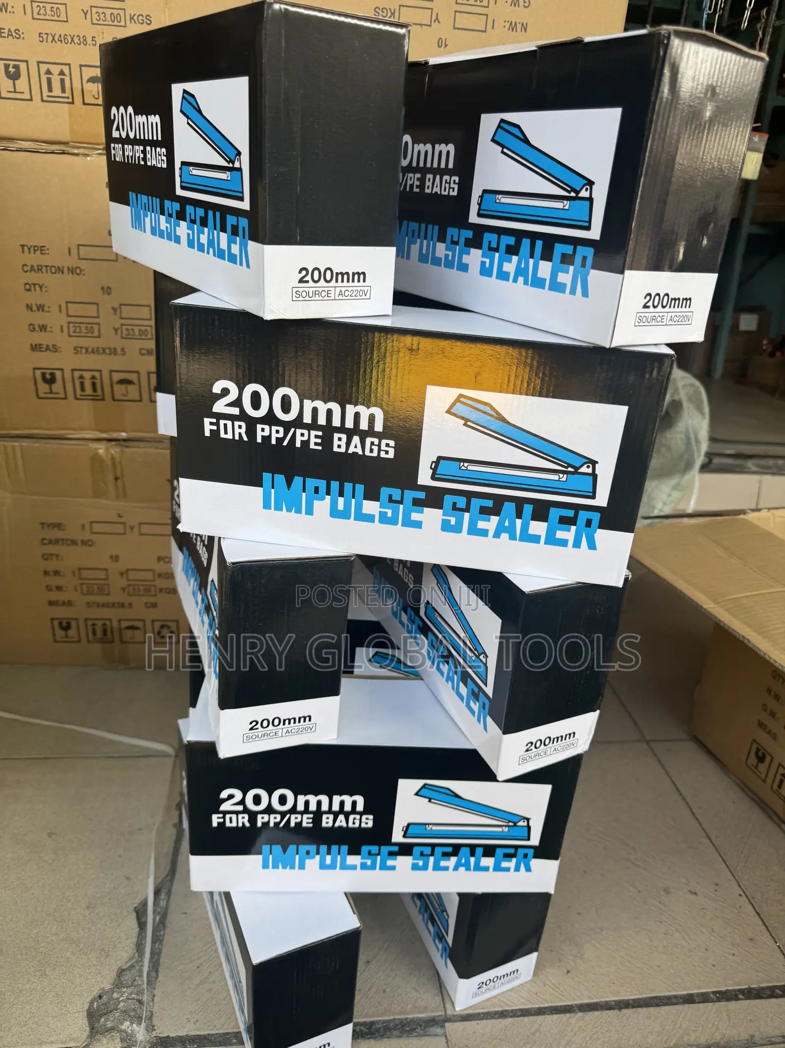 200mm Impulse Heat Sealing Machine – For PP/PE Bags