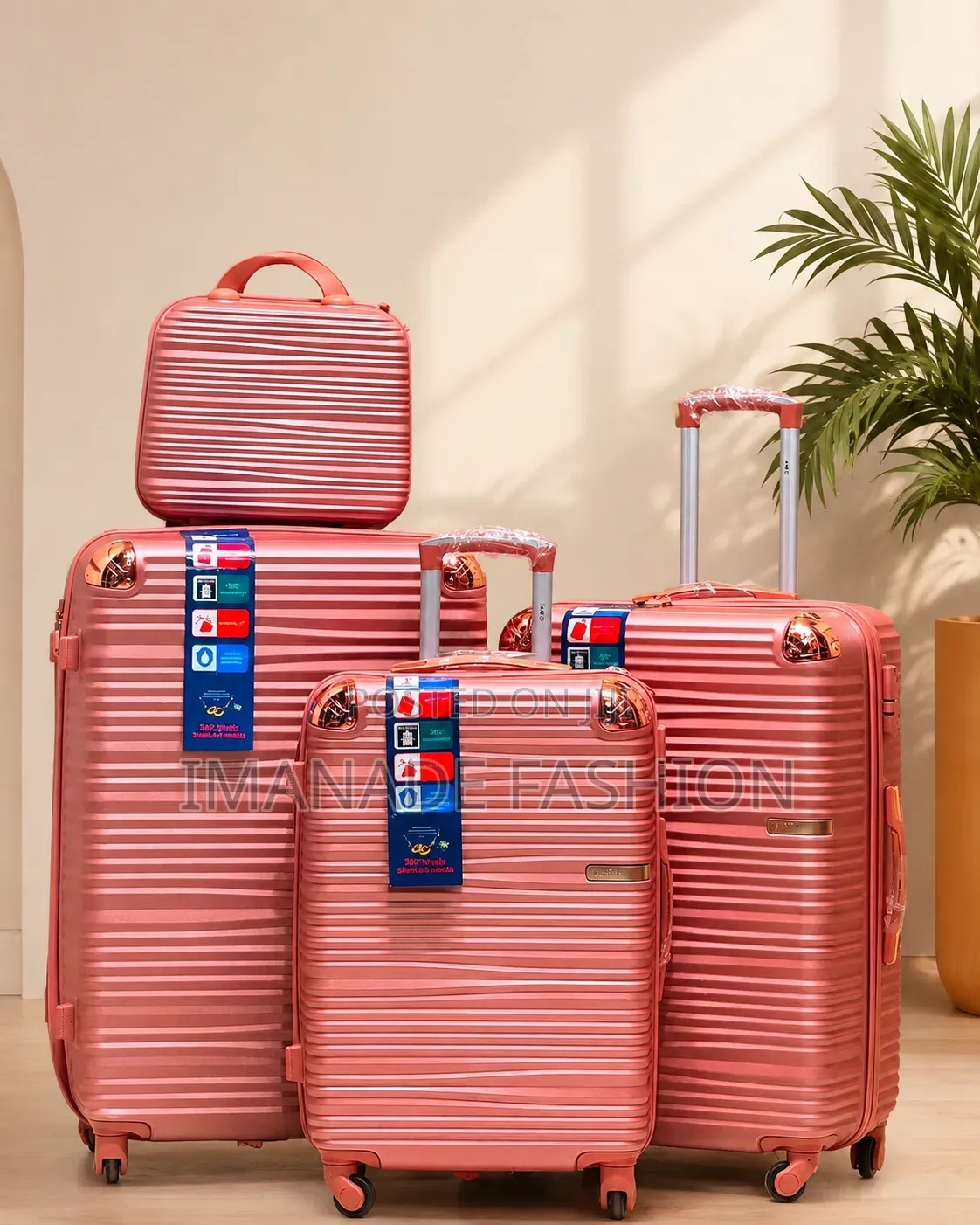 4-Piece Premium Hardshell Luggage Set