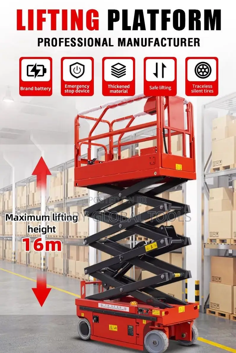 16M Self-Propelled Scissor Lift / Lifting Platform
