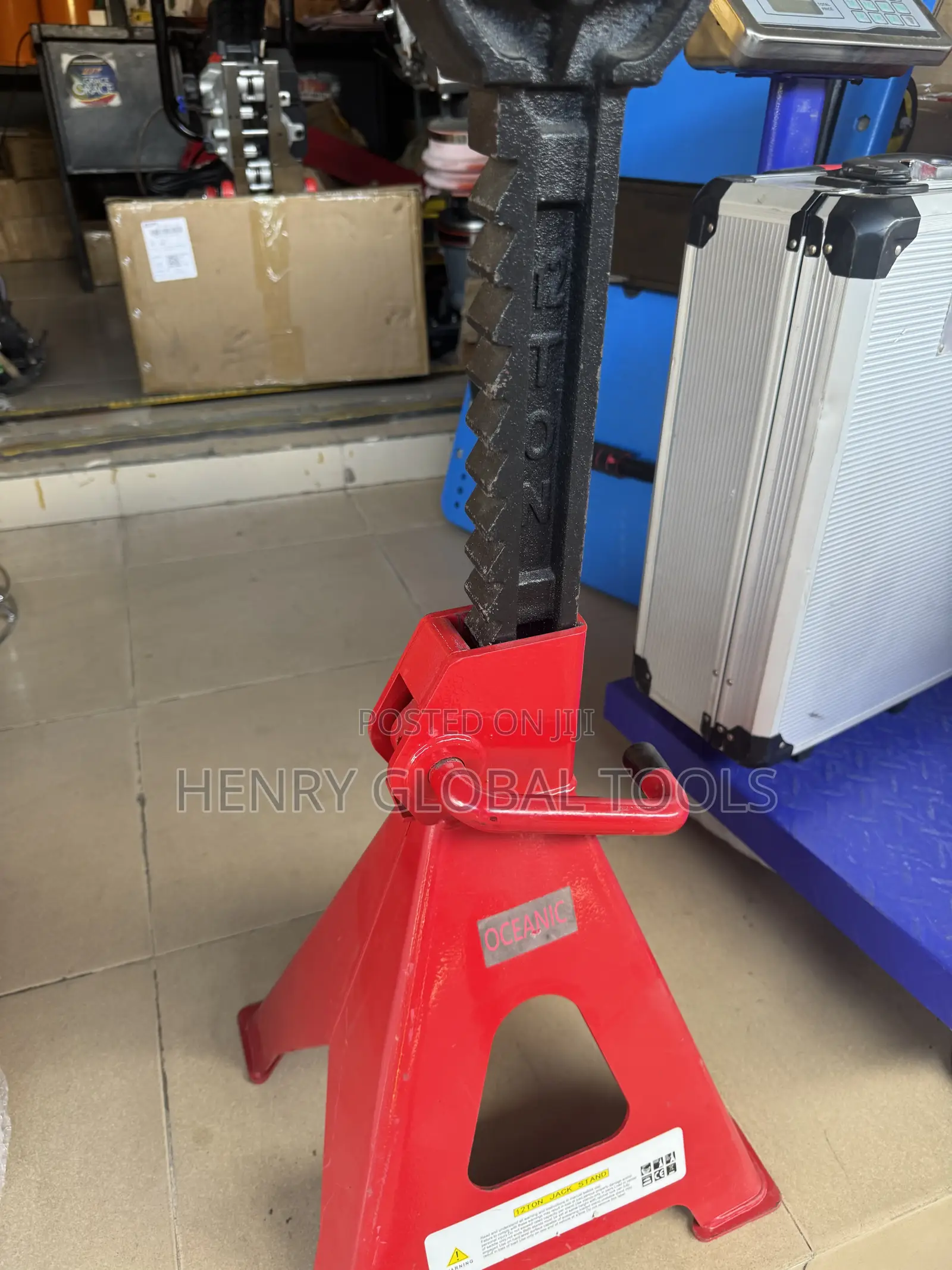 2pcs Heavy-Duty 12 Ton Jack Stand – Professional Grade