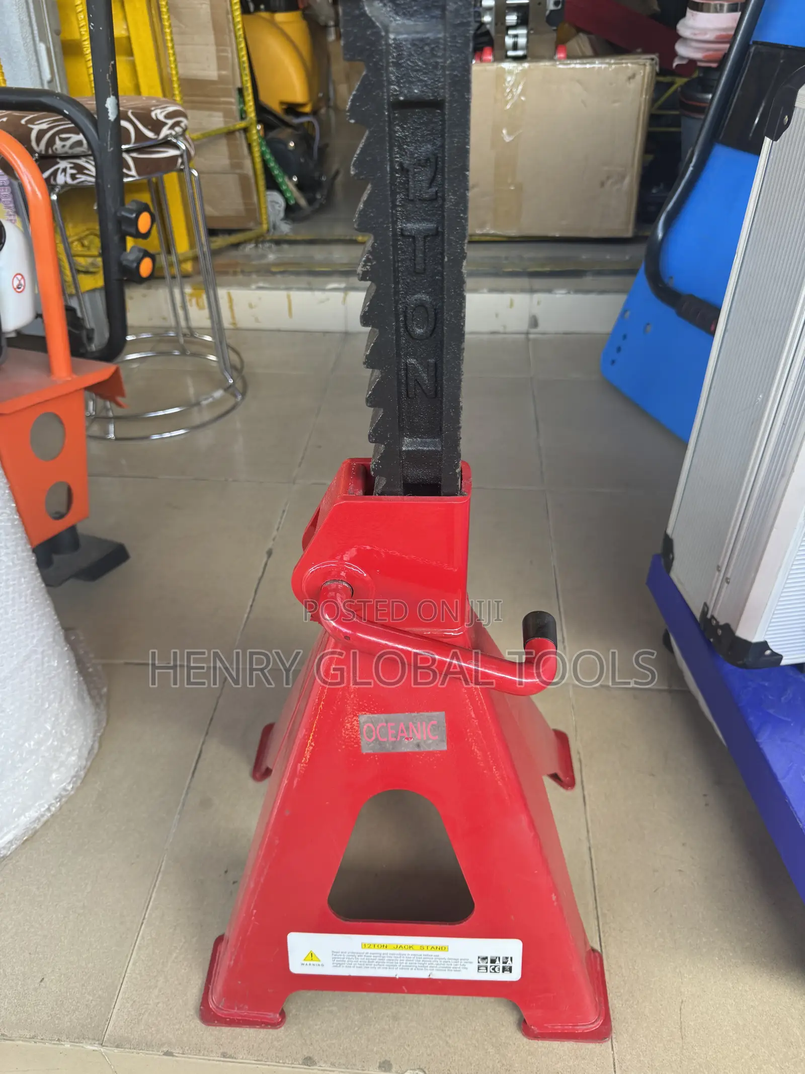 2pcs Heavy-Duty 12 Ton Jack Stand – Professional Grade