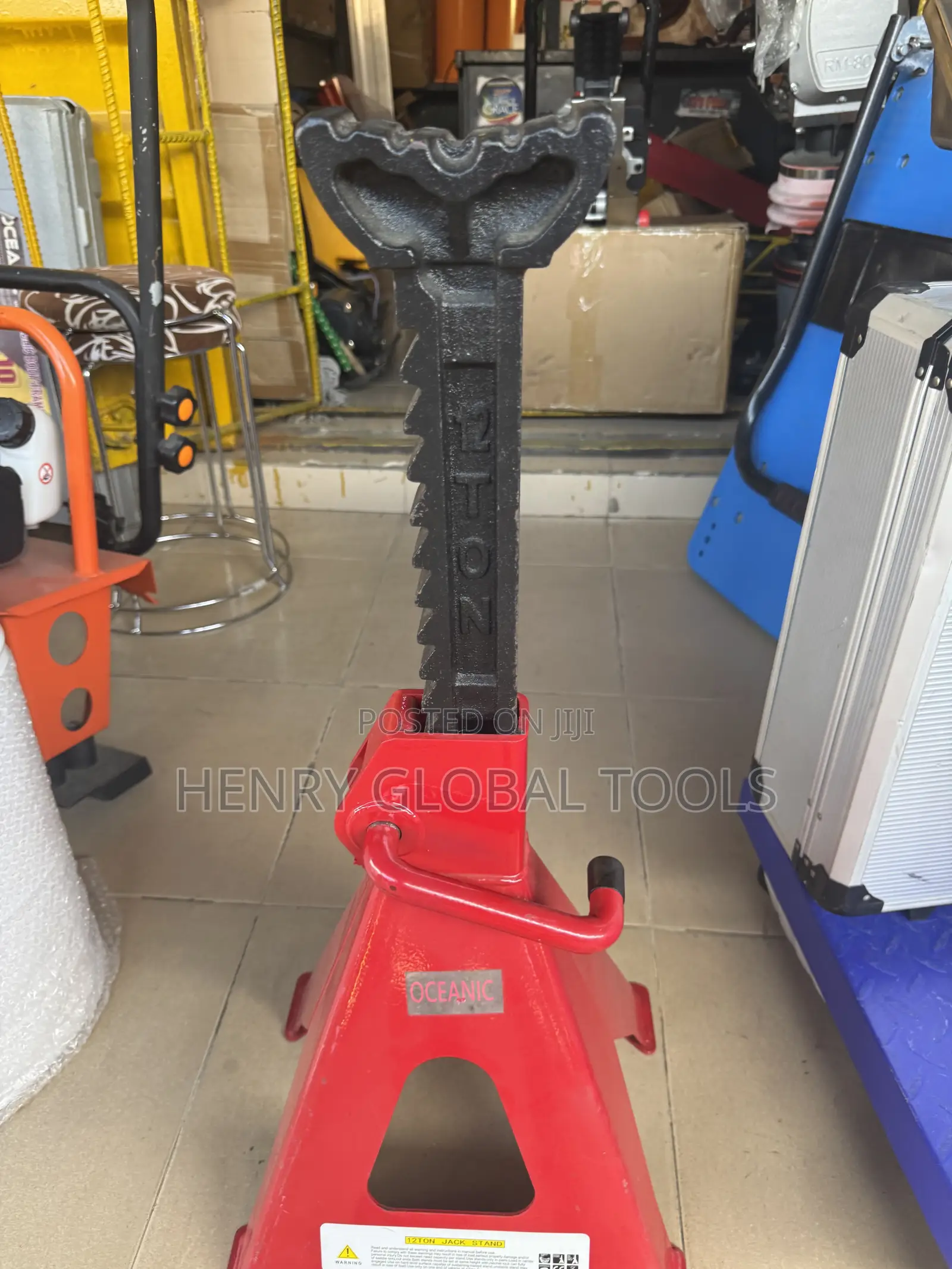 2pcs Heavy-Duty 12 Ton Jack Stand – Professional Grade