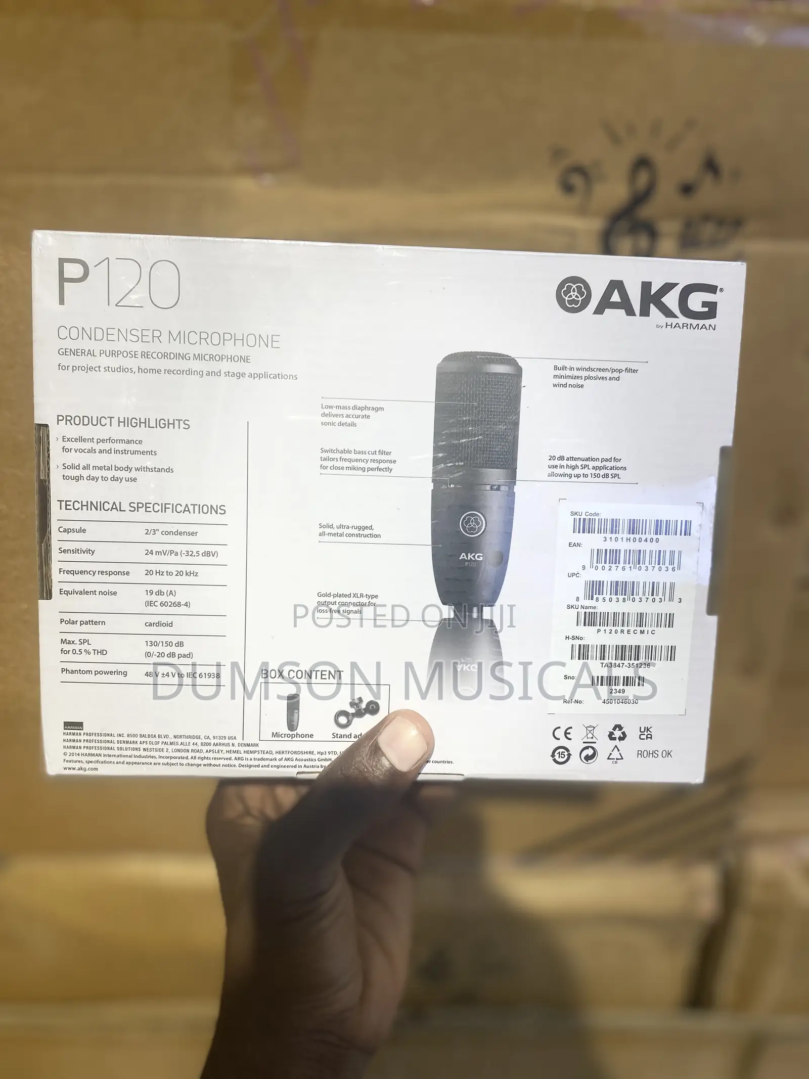 AKGP120 Studio Microphone