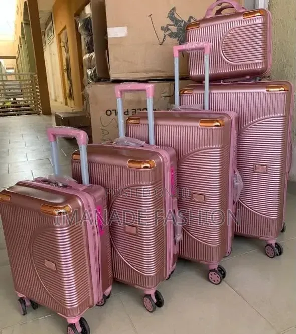 Premium Blue Hardshell Luggage Set