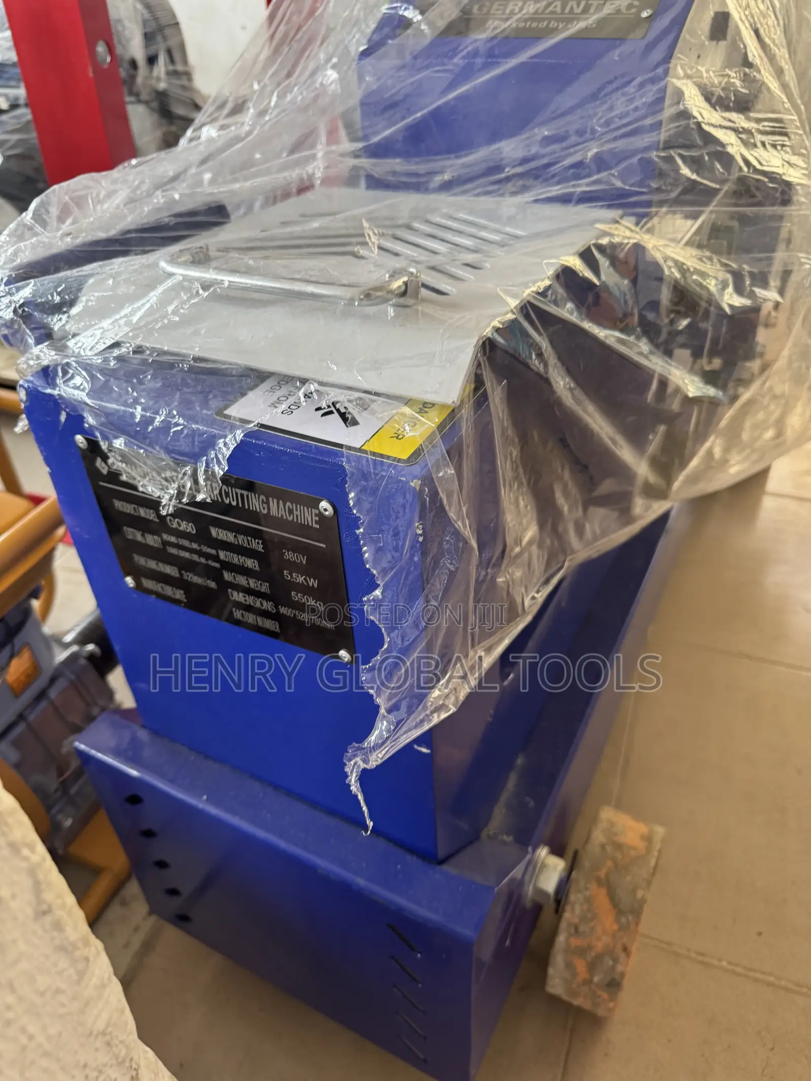 60mm Heavy-Duty Electric Rod / Reinforcement Bar Cutting Machine