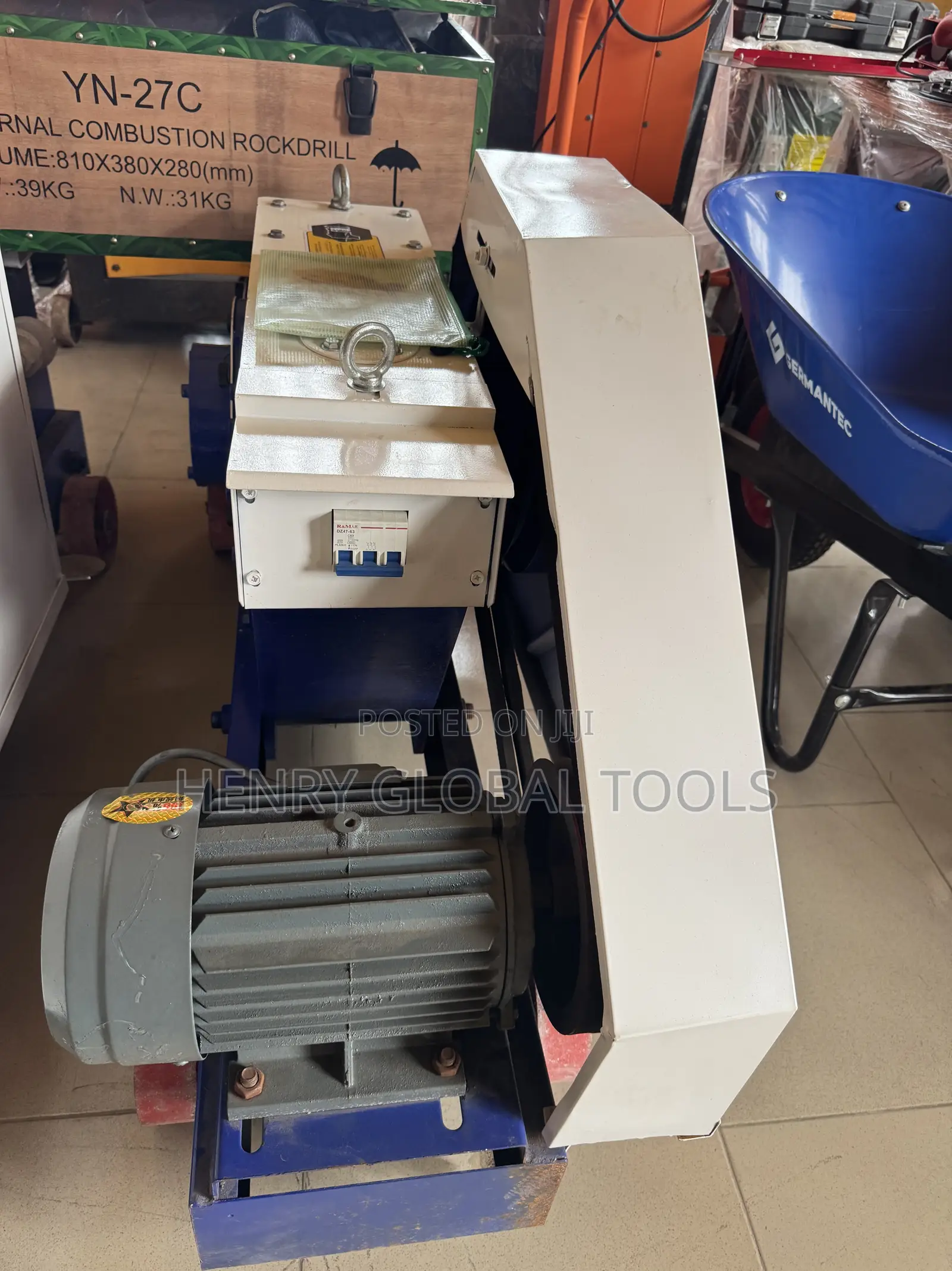 50mm Heavy-Duty Electric Rod / Reinforcement Bar Cutting Machine