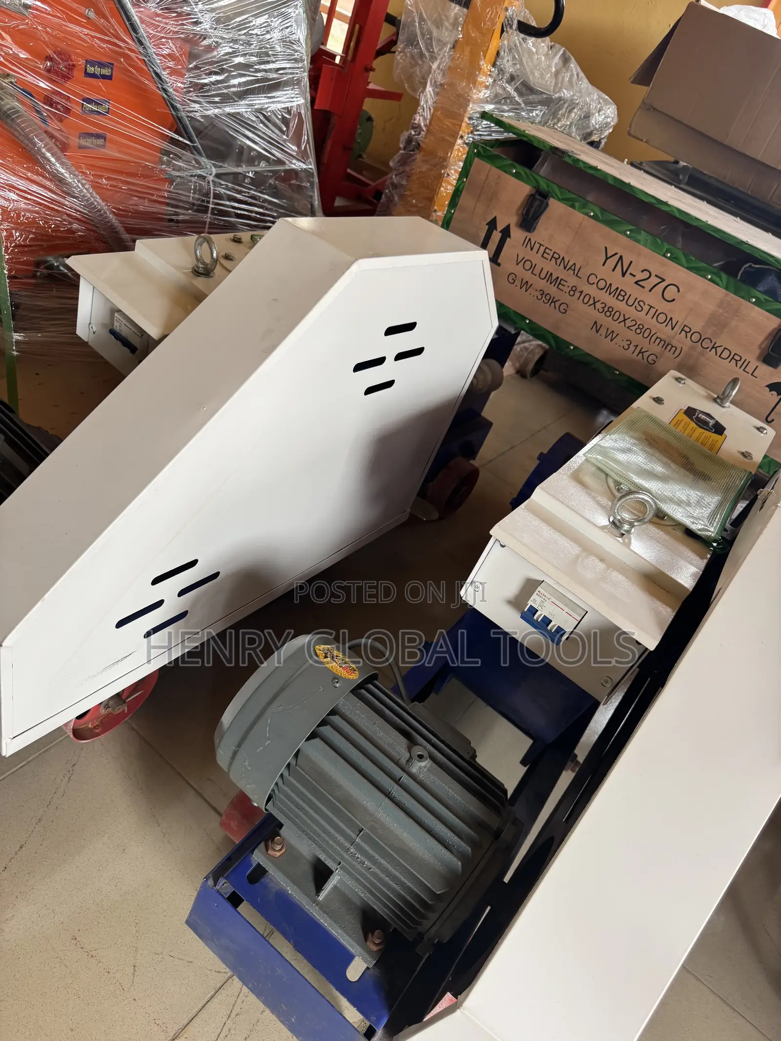 50mm Heavy-Duty Electric Rod / Reinforcement Bar Cutting Machine