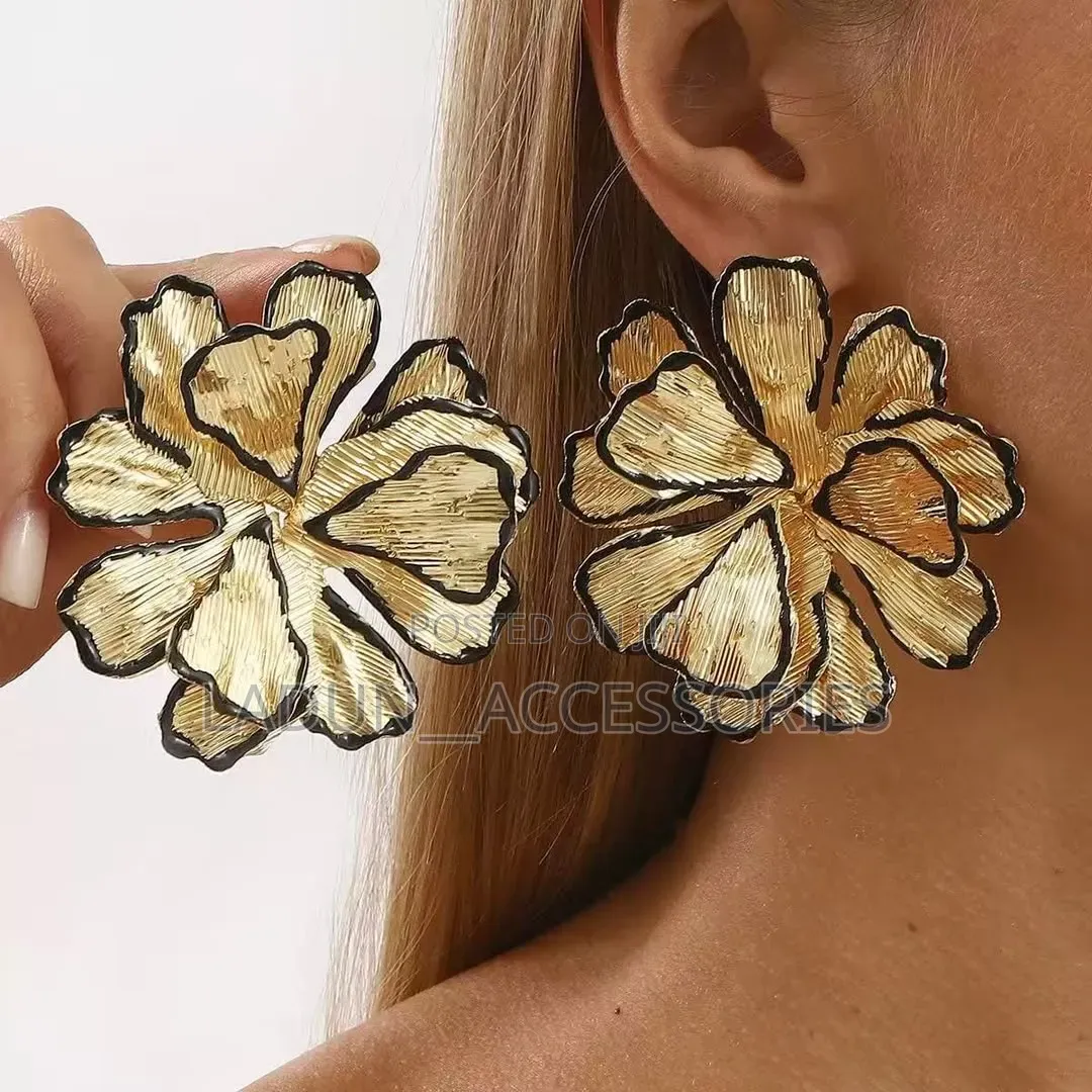 Statement Flower Earrings