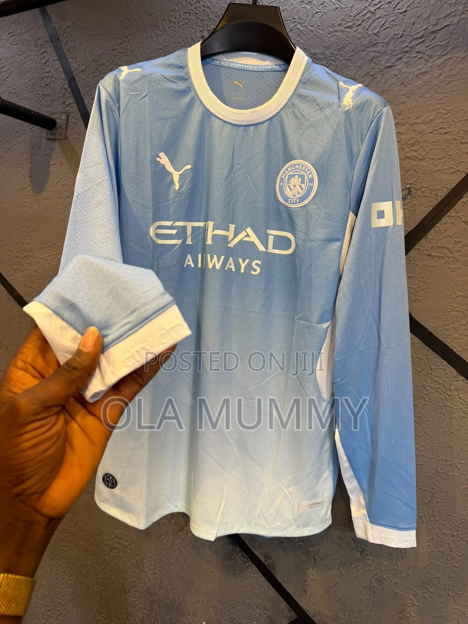 Manchester City Home Player Version Longsleeve