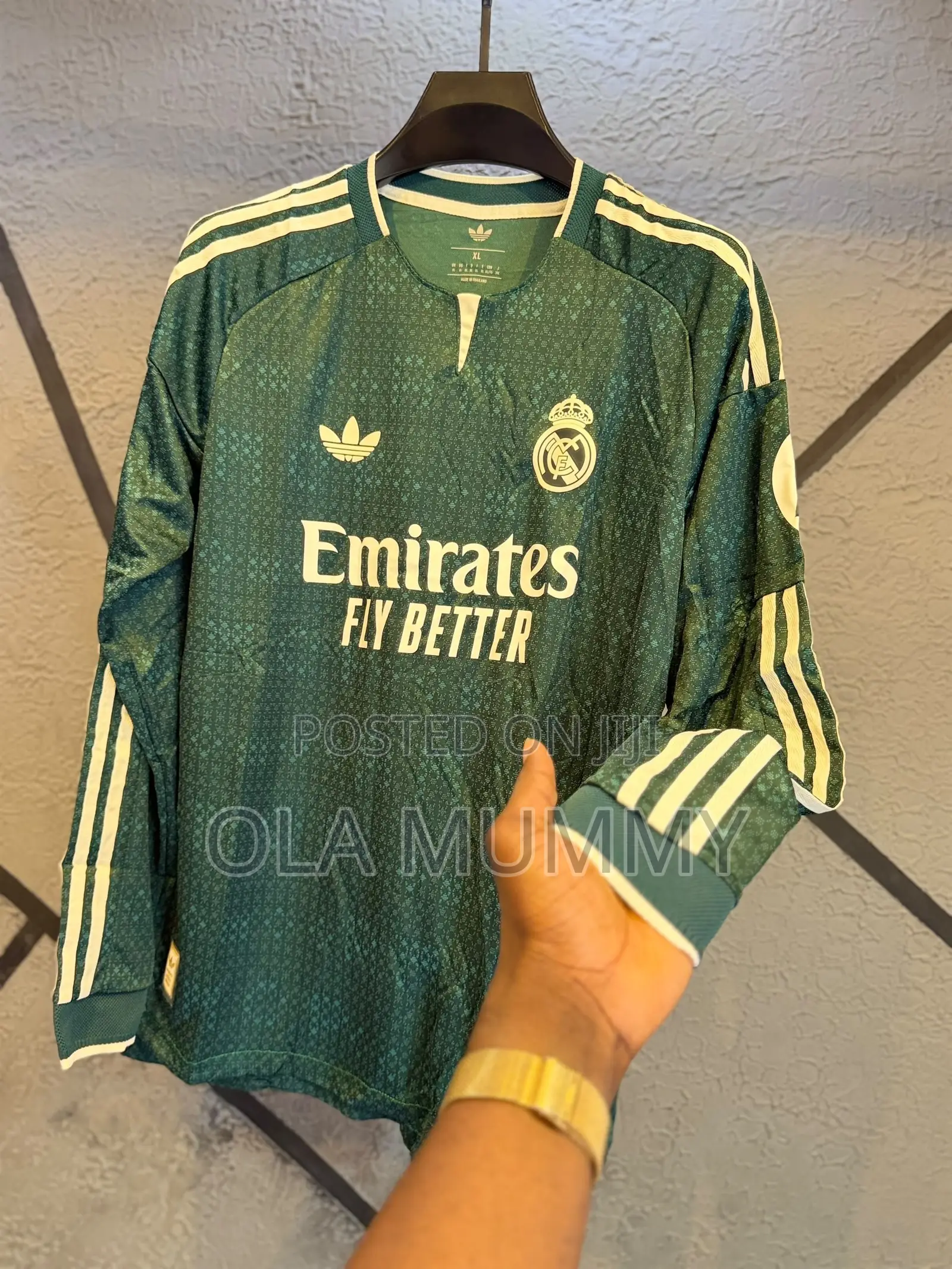 Real Madrid Away Player Version Longsleeve