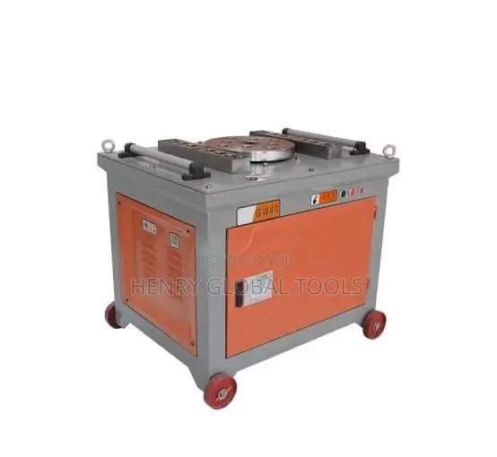 GW40 Heavy-Duty Electric Steel Bar / Rebar Bending Machine