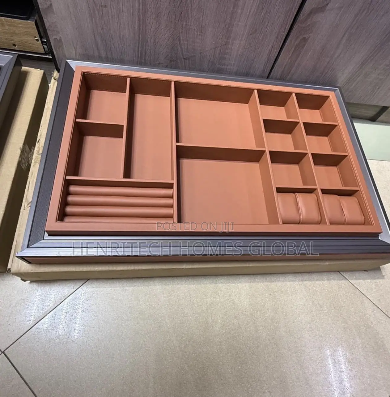 Luxury Drawer Jewelry Box Organizer – Multi-Compartment Storage Case