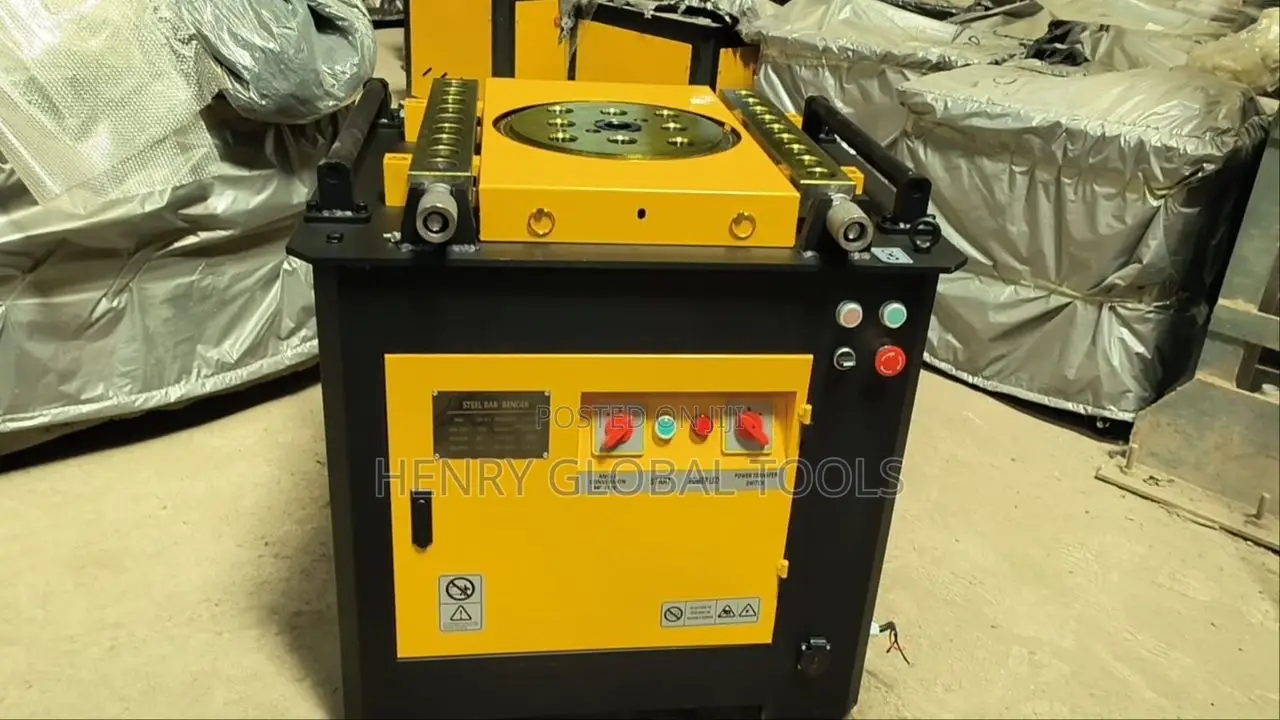 60mm Electric Steel Rod / Rebar Bending Machine – Heavy Duty