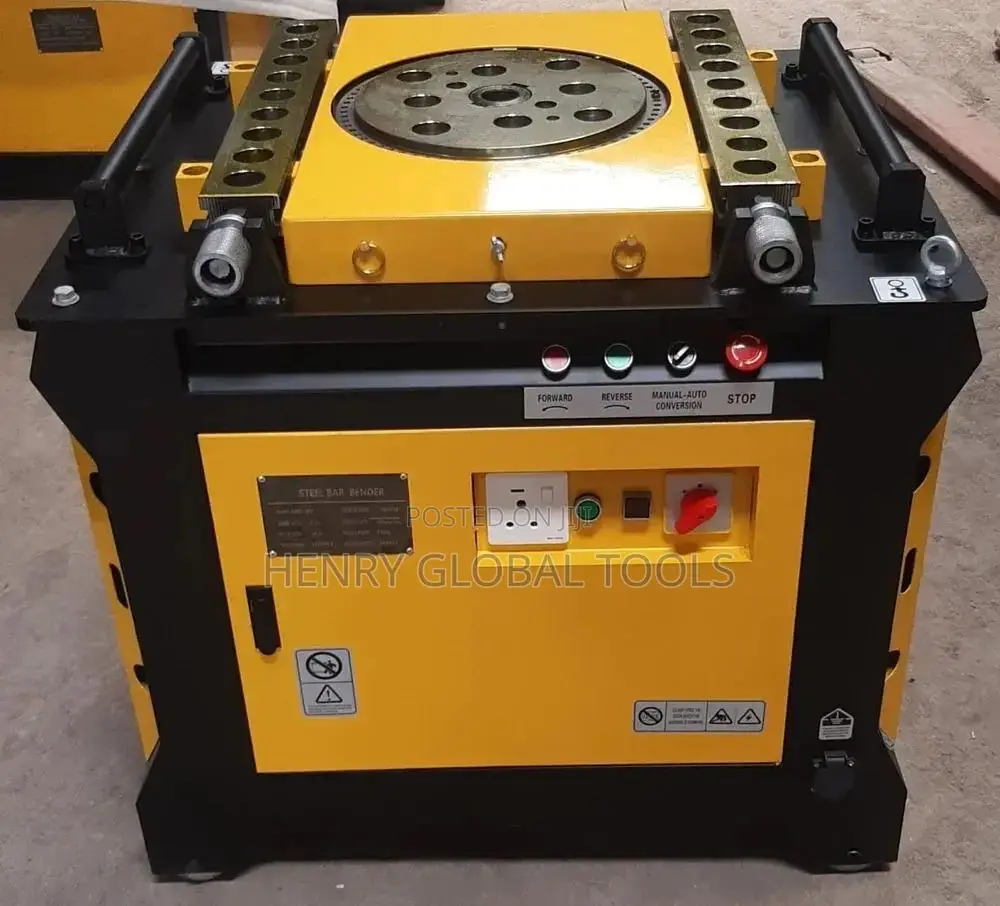 60mm Electric Steel Rod / Rebar Bending Machine – Heavy Duty