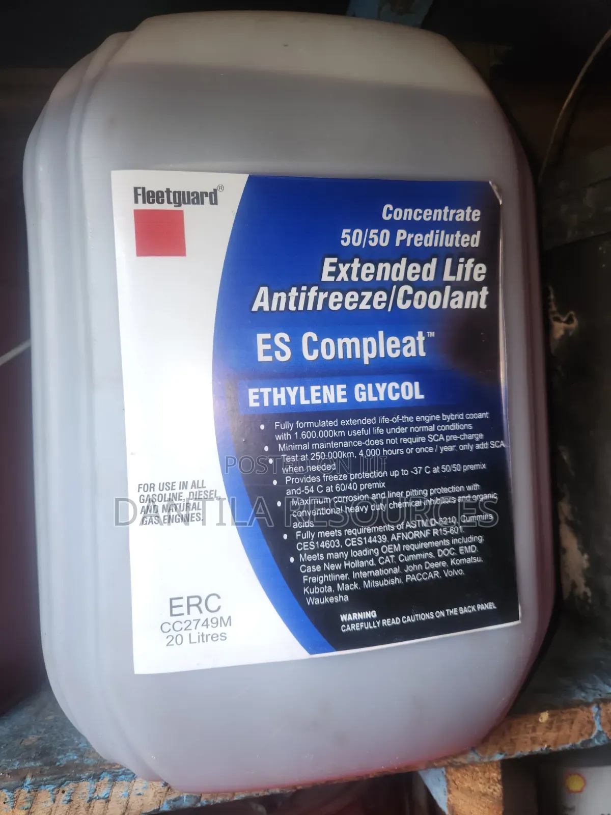 Fleet Guard Extended Life Anti Freeze/Coolant ES Compleat