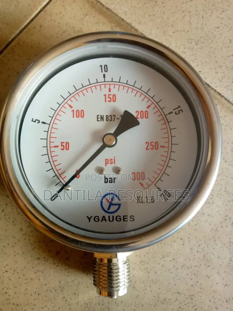 1/2" 0-400 Bar Ashcroft Pressure Gauge