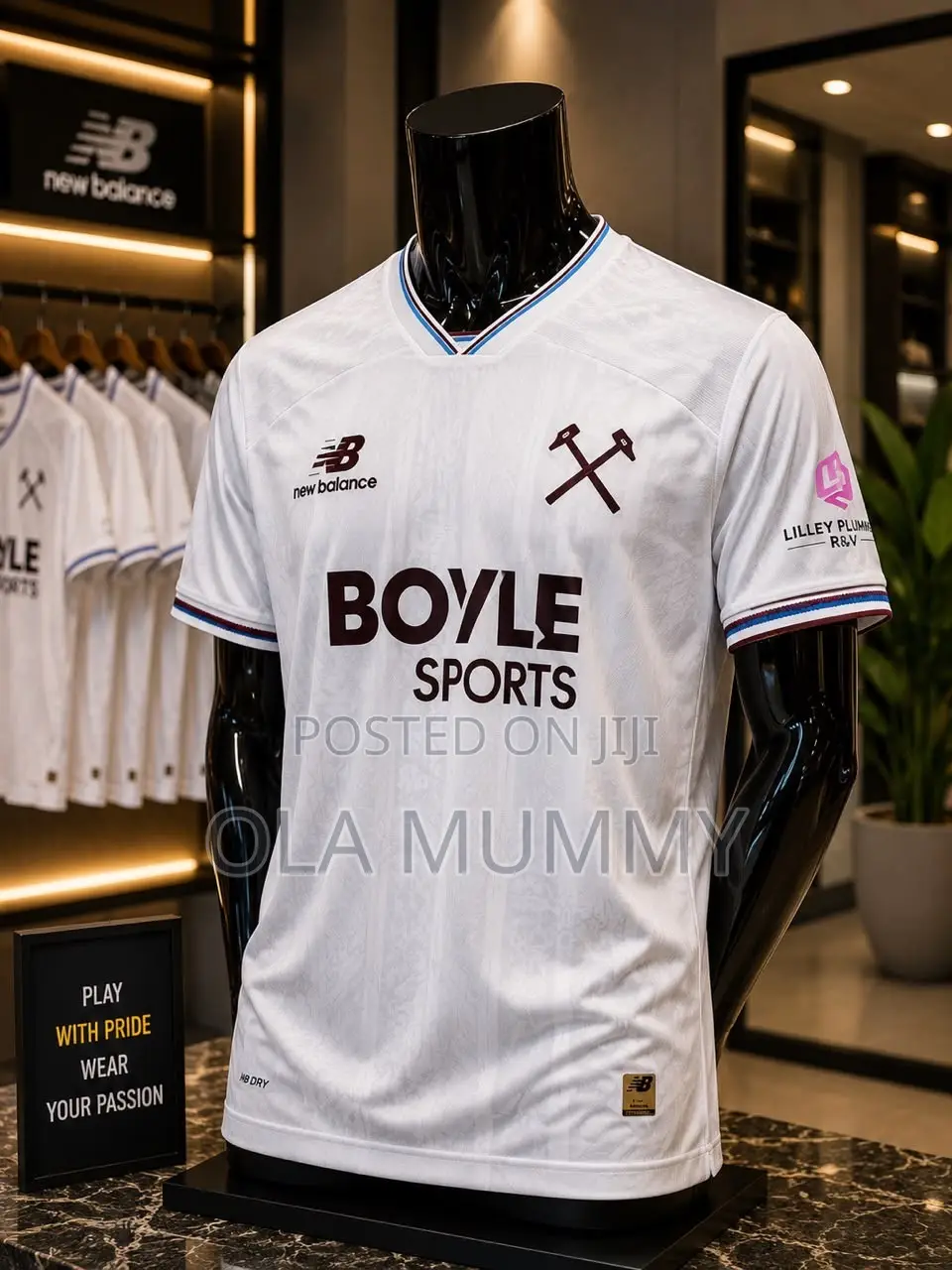 West-Ham 26/27 Away Jersey Player Version