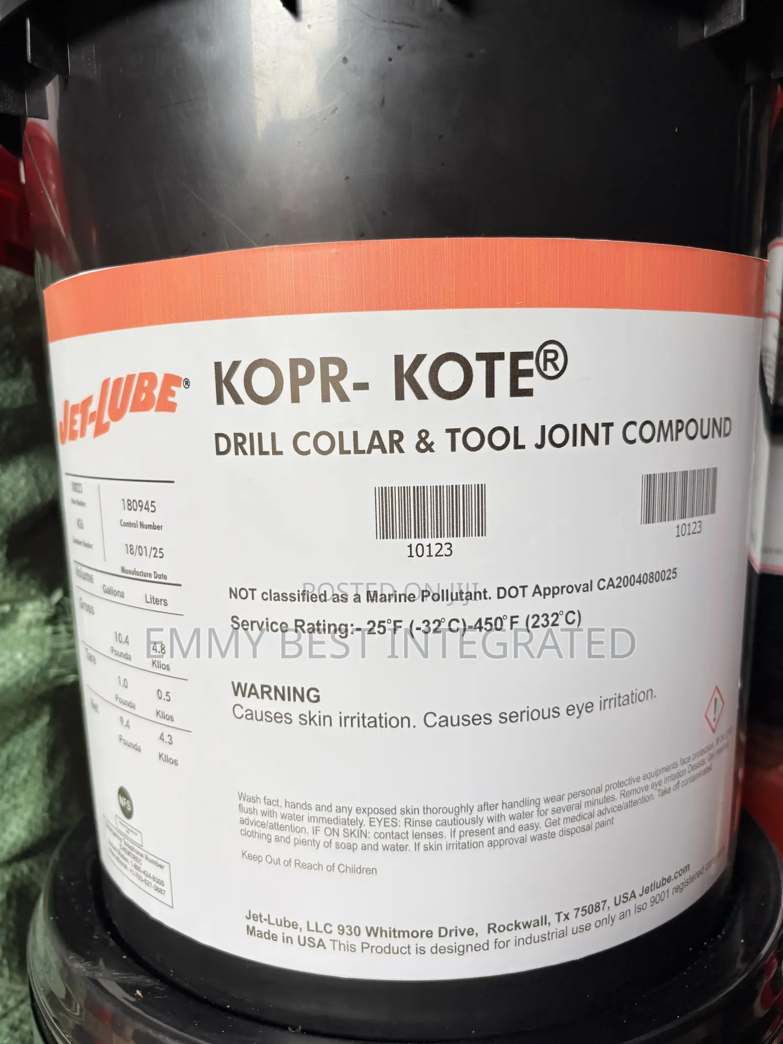 Jet-Lube Kopr-Kote Drill Collar & Tool Joint Compound