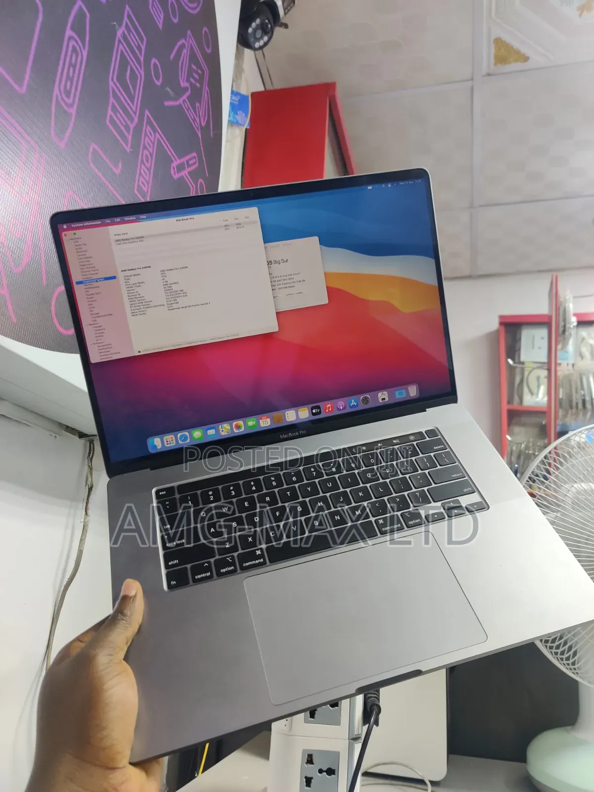 Laptop Apple MacBook Pro 2019 32GB Intel Core i7 SSD 512GB