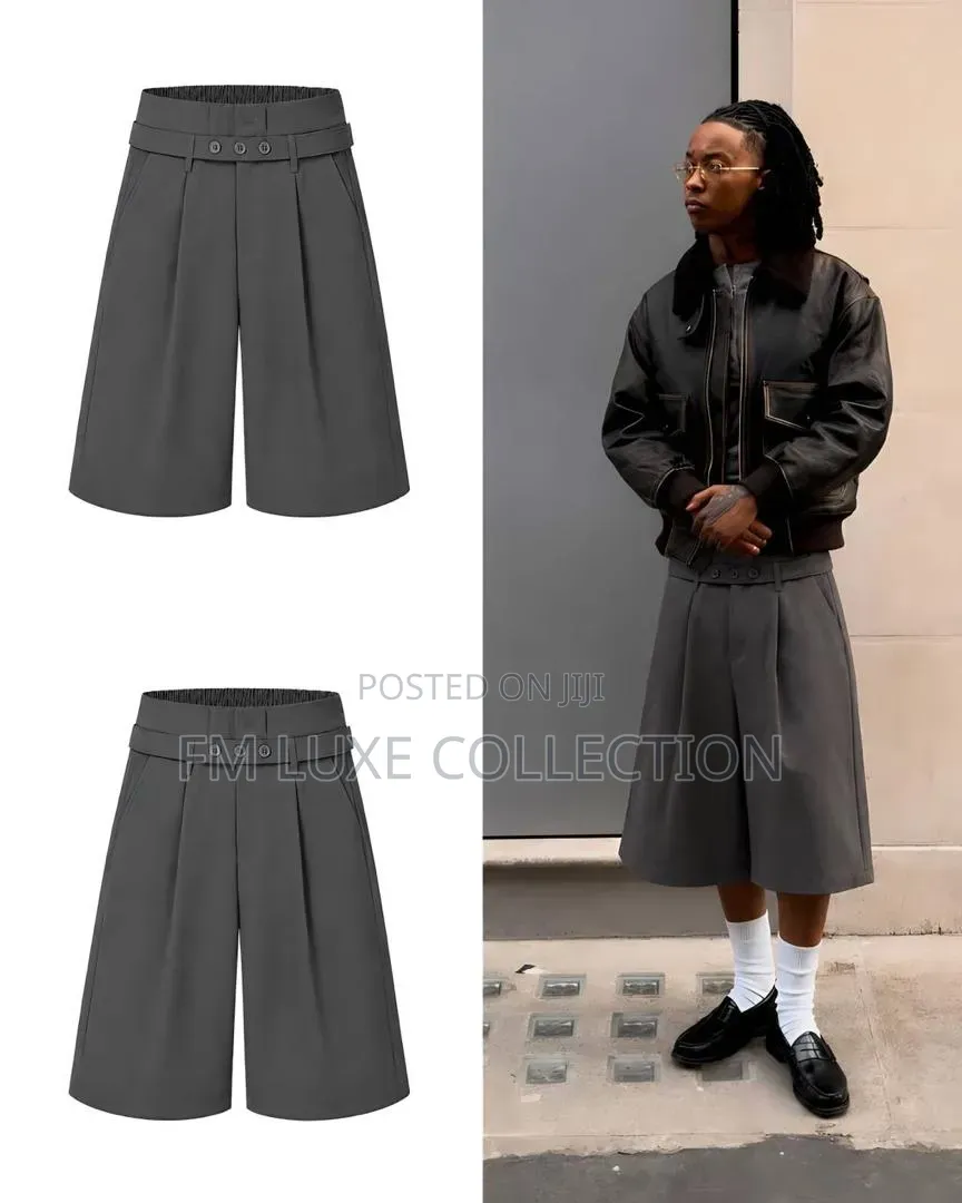 Urban Ease Pleated Men Shorts
