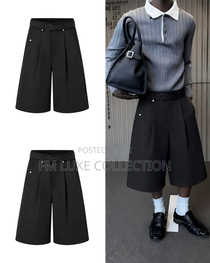 Urban Ease Pleated Men Shorts
