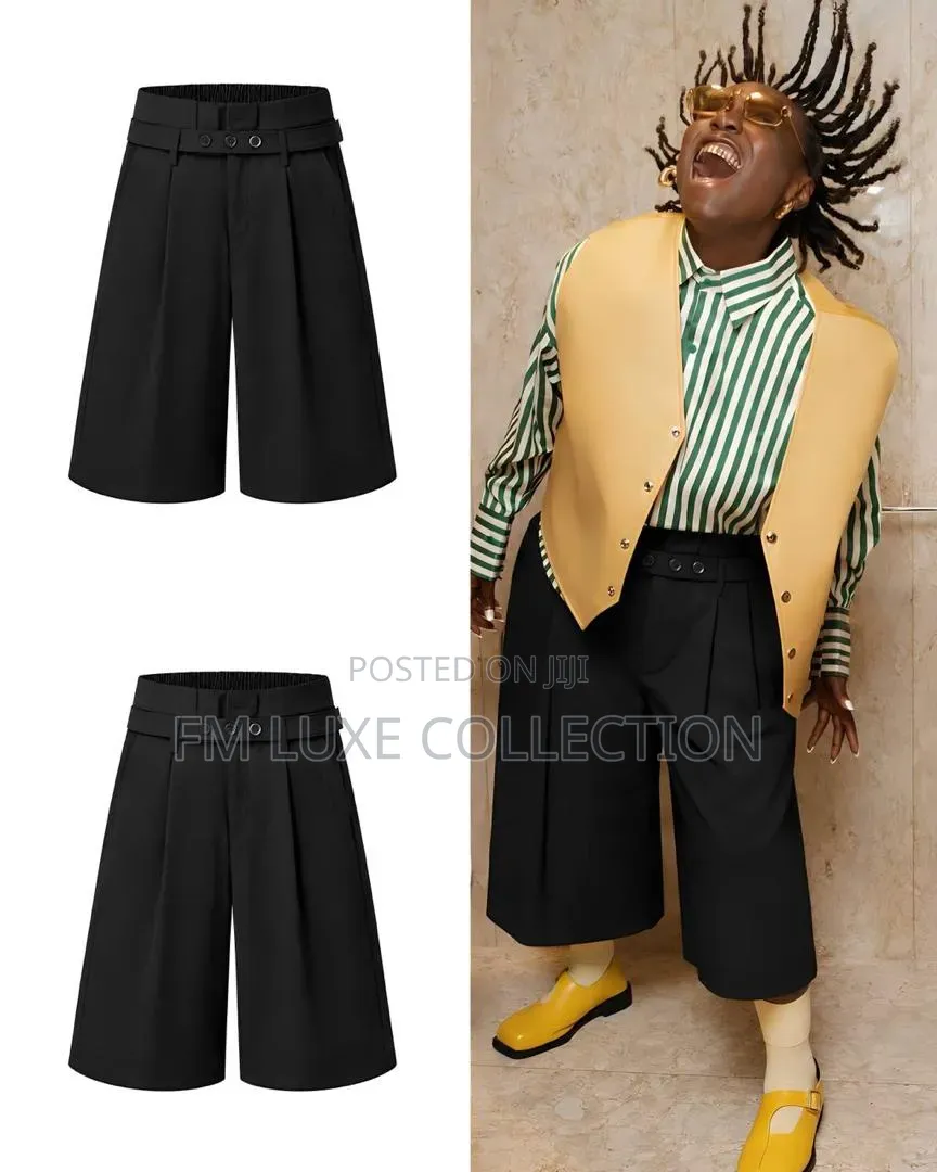 Urban Ease Pleated Men Shorts