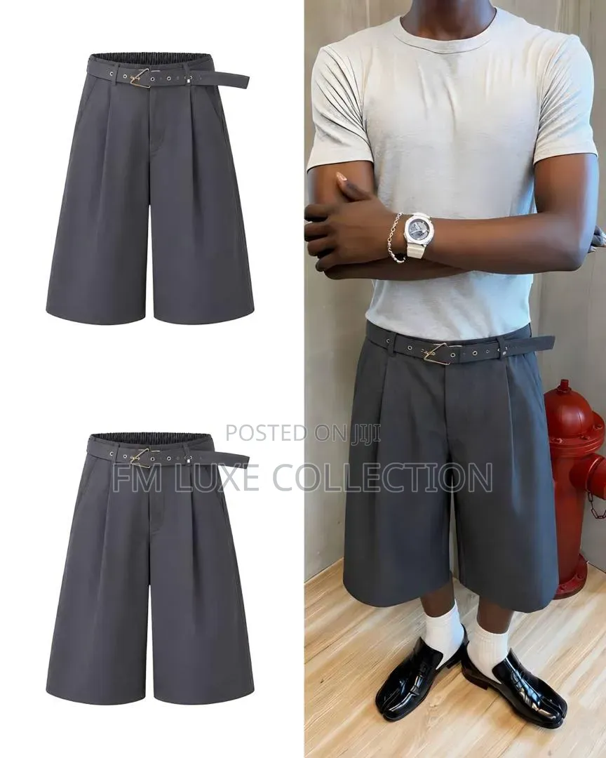 Urban Ease Pleated Men Shorts