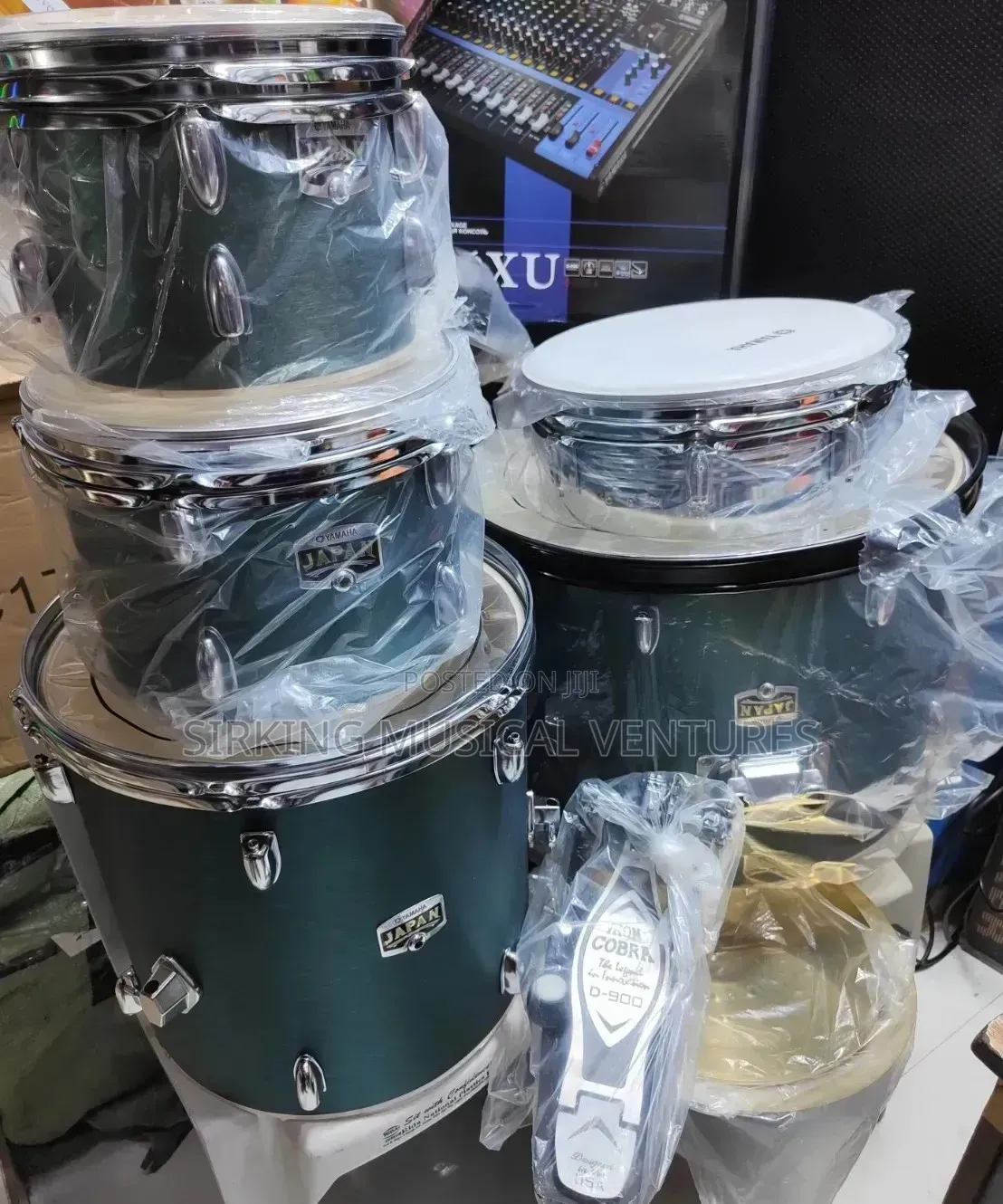 Yamaha Complete 5 Sets Drum With Chemical Velon