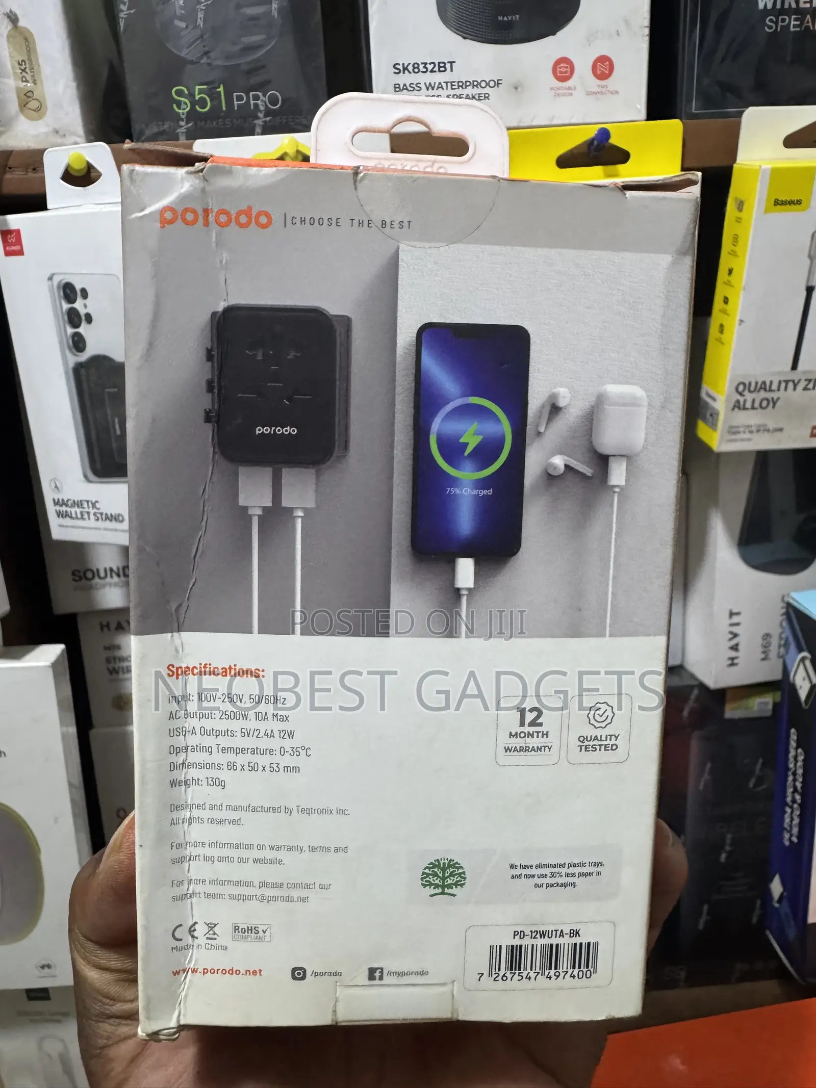 Porodo Dual Port Universal Charger
