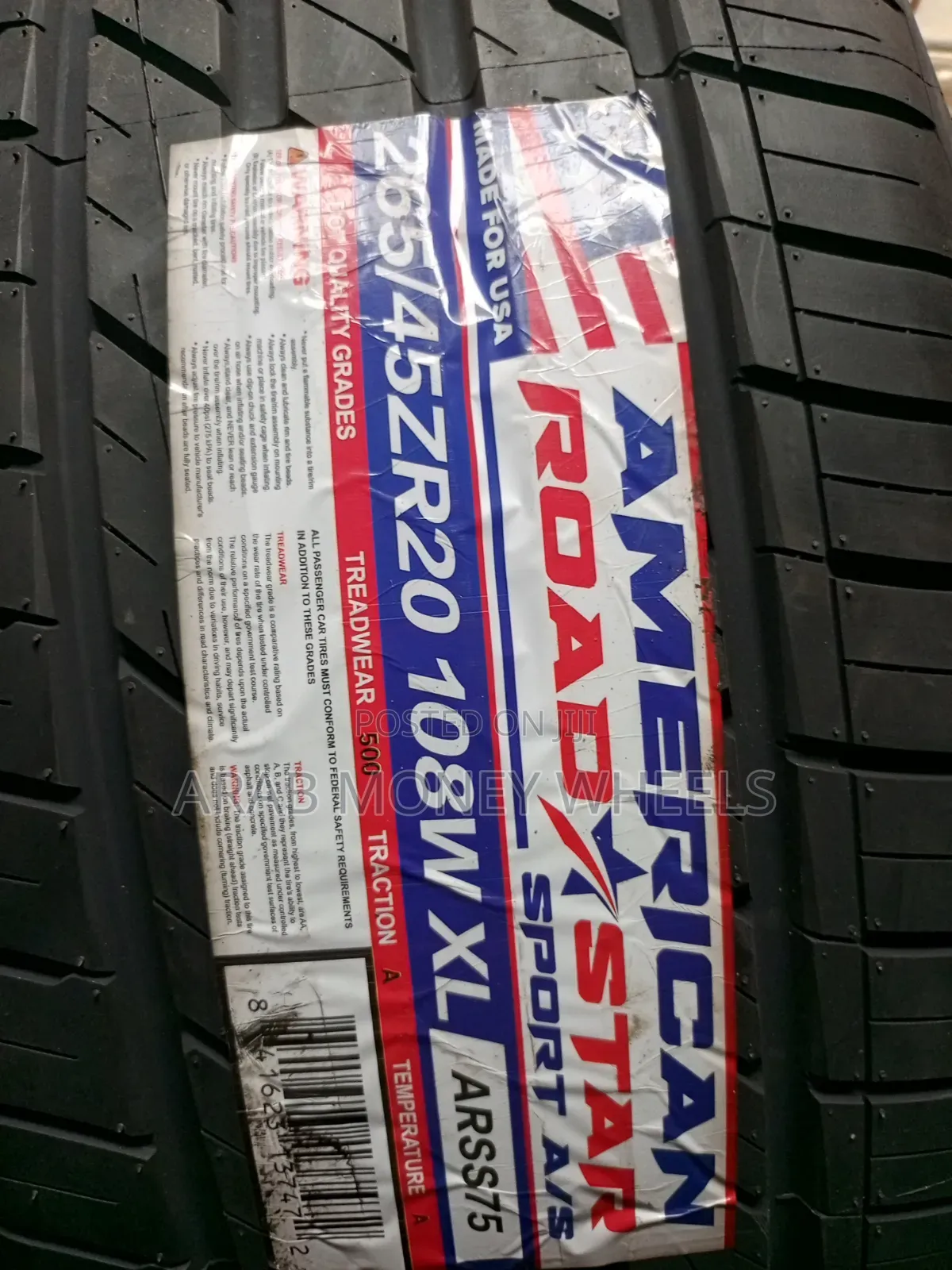 Quality Standard Brand New Michelin Original Tyres Size 20