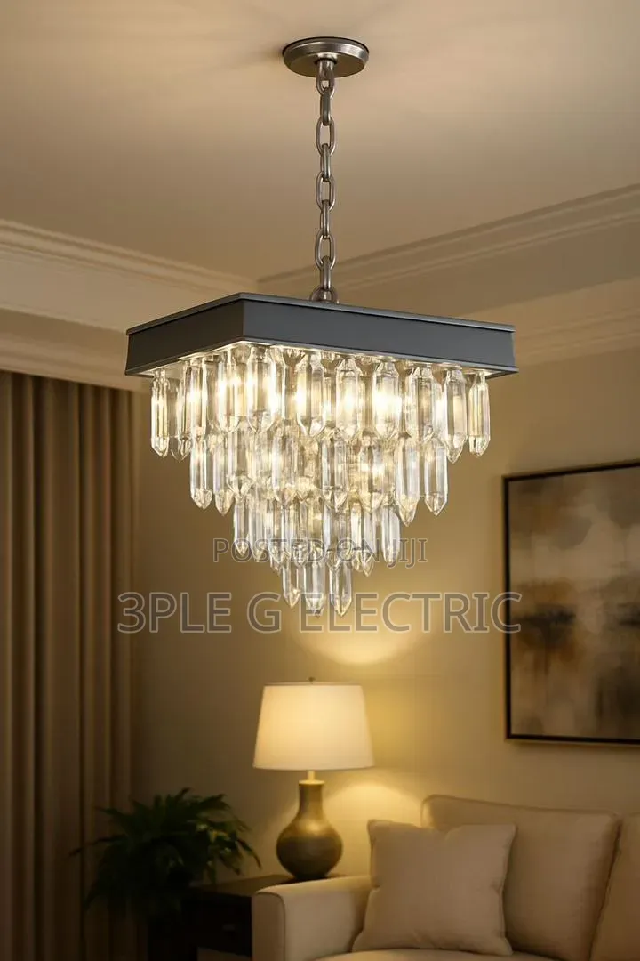 New Design Crystal Black Body Chanderlier Light