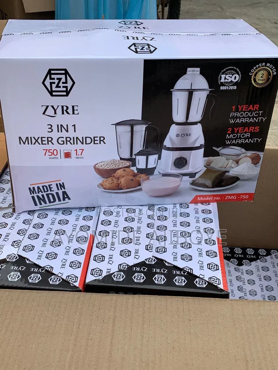 Zyre 3in1 Grinder/Blender