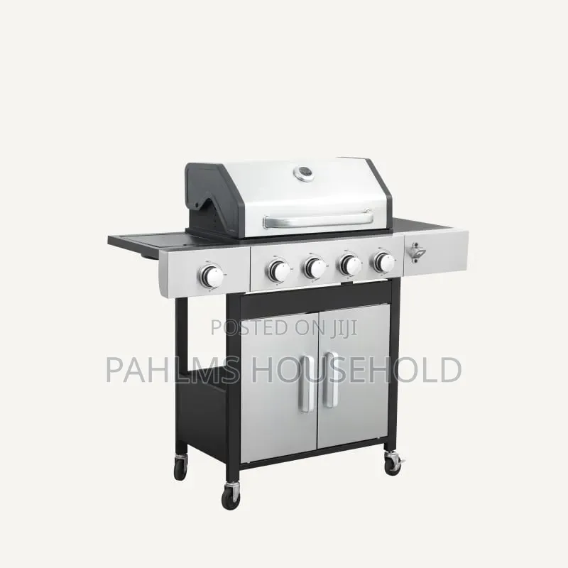 Teera 4-Burner Outdoor Gas BBQ- Grill With Side Burners