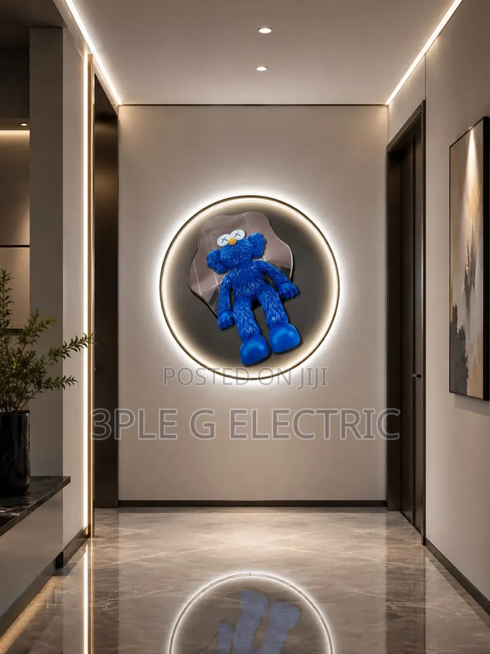 600mm Circumference Wall Design Lamp With Remote Control