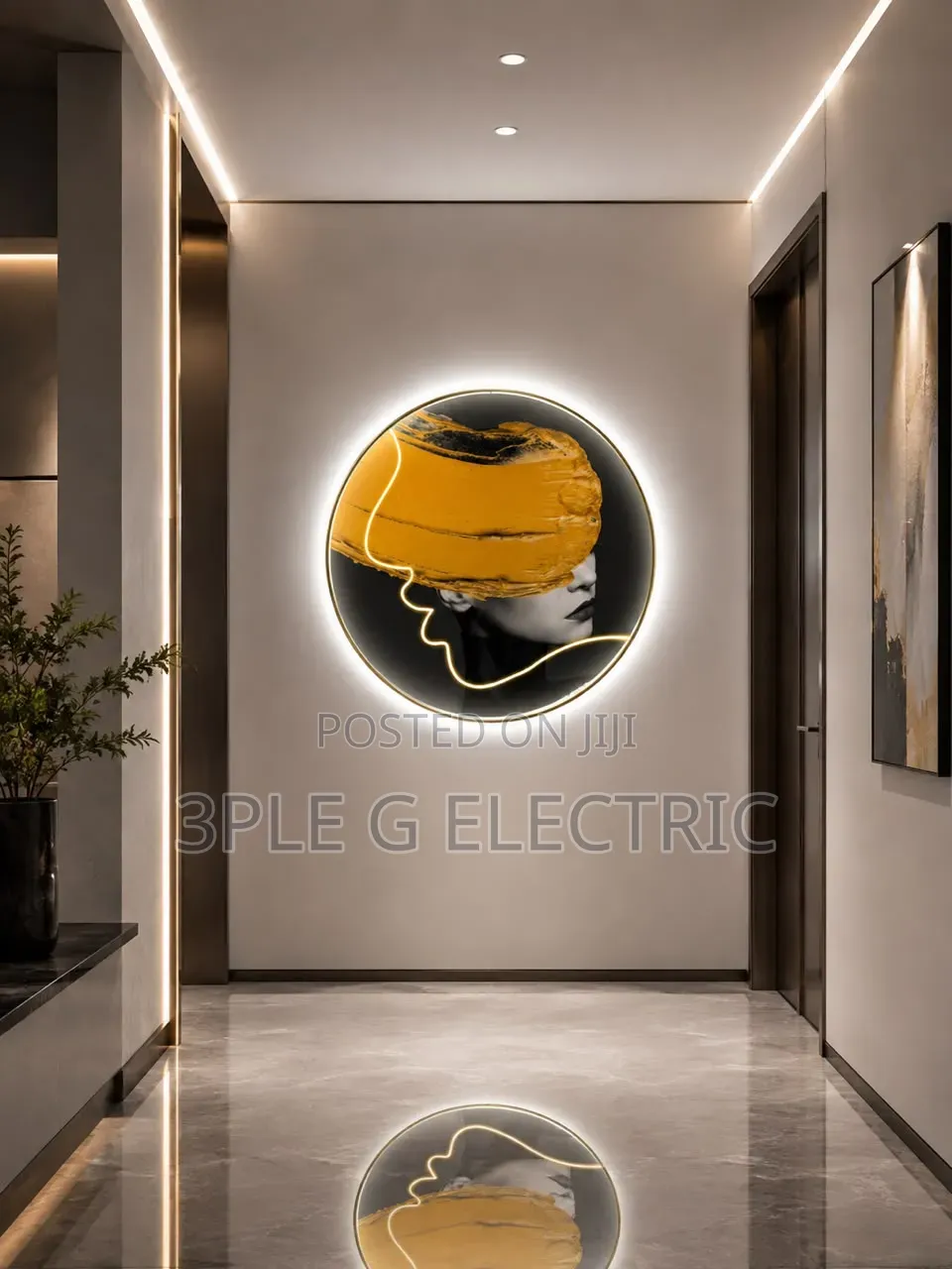 60cm Wall Frame With Light and Remote Control