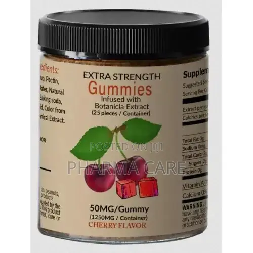 Hemp Extract Gummies 25 Gummy Cherry